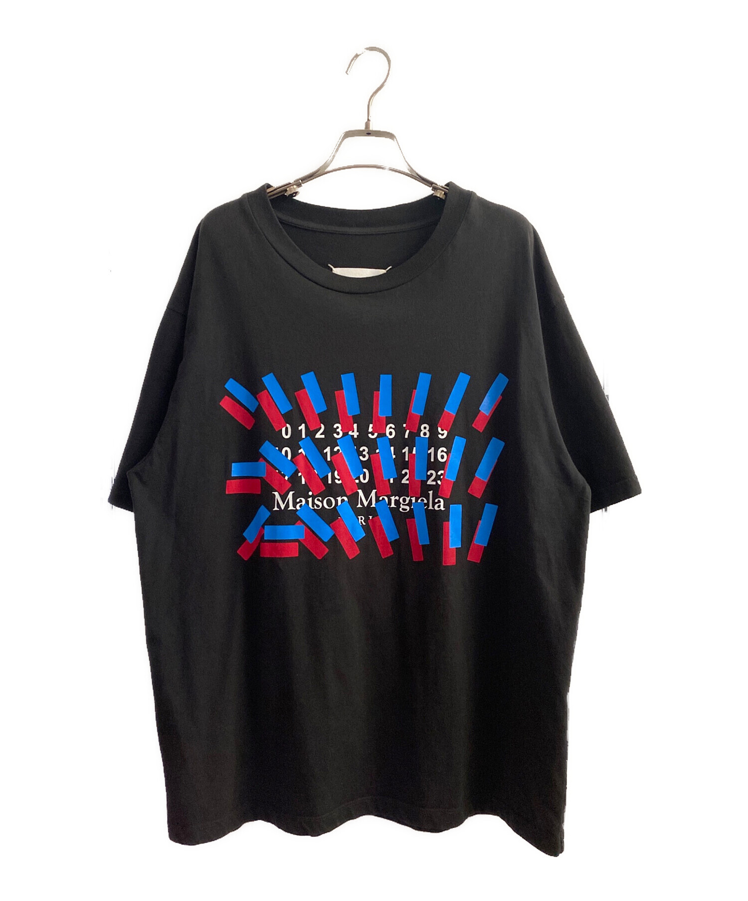 Maison Margiela カレンダー ブラック Tシャツ 中古・古着通販】Maison Margiela (メゾンマルジェラ) カレンダーT