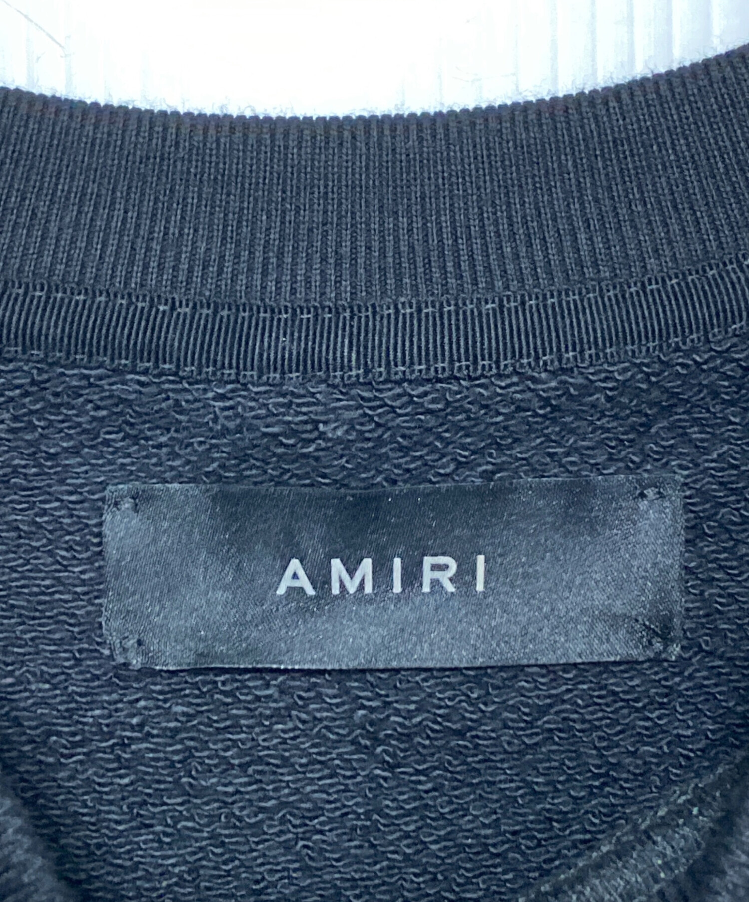 中古・古着通販】AMIRI (アミリ) ロゴスウェット ブラック サイズ:M