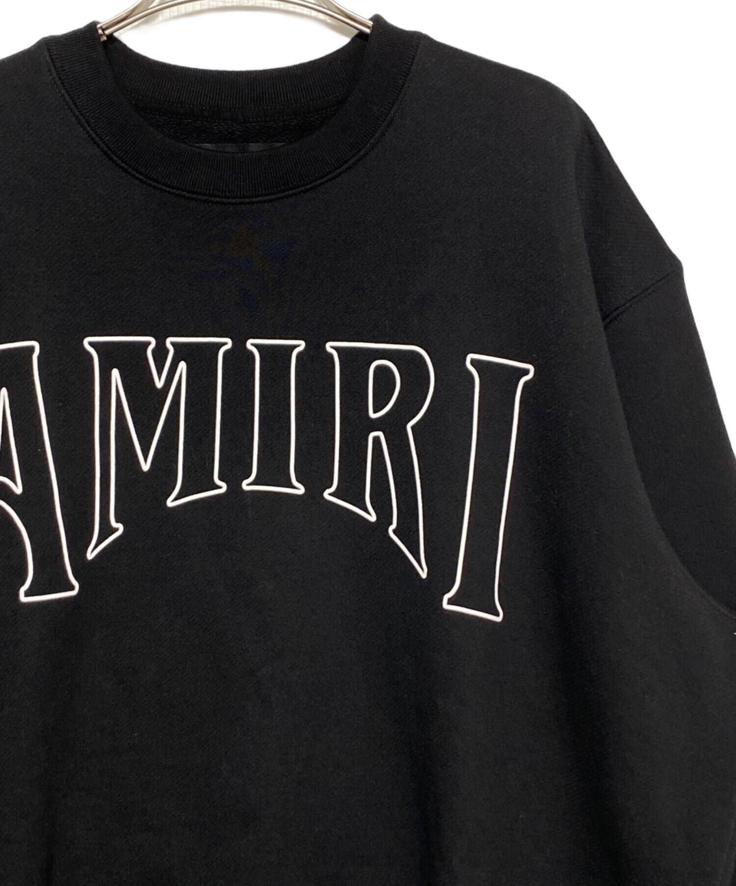 中古・古着通販】AMIRI (アミリ) ロゴスウェット ブラック サイズ:M