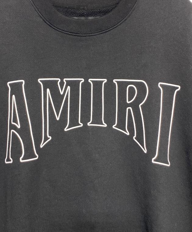 中古・古着通販】AMIRI (アミリ) ロゴスウェット ブラック サイズ:M