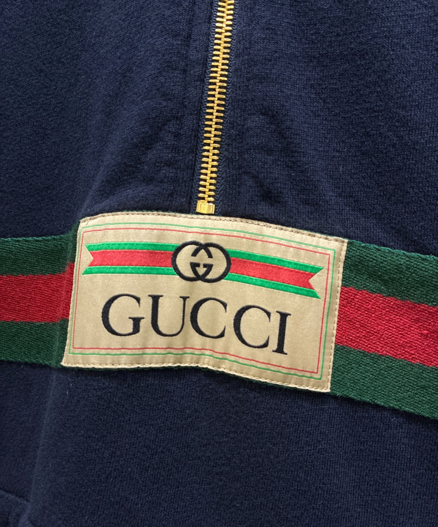中古・古着通販】GUCCI (グッチ) ヴィンテージロゴウェブストライプ