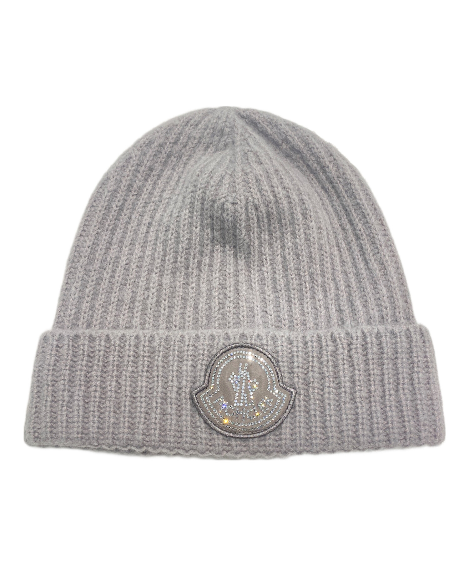 MONCLER モンクレール ニット帽 ビーニー 中古・古着通販】MONCLER (モンクレール) Moncler Wool‑Blend Beanie