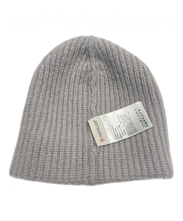 【近年モデル 新品】 MONCLER ニット帽 クリスタル マグリア グレー 近年モデル 新品】 MONCLER ニット帽 クリスタル マグリア グレー 楽天