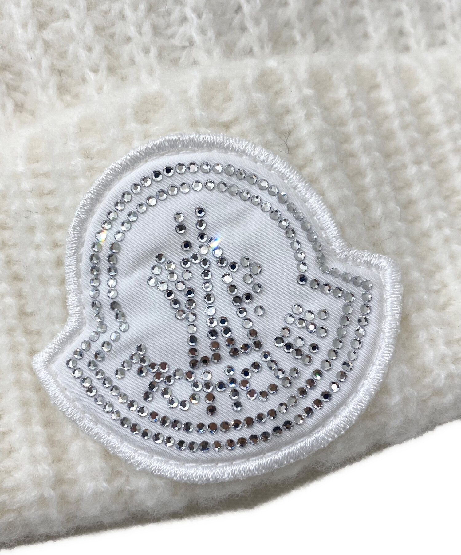 中古・古着通販】MONCLER (モンクレール) ロゴワッペンニット帽