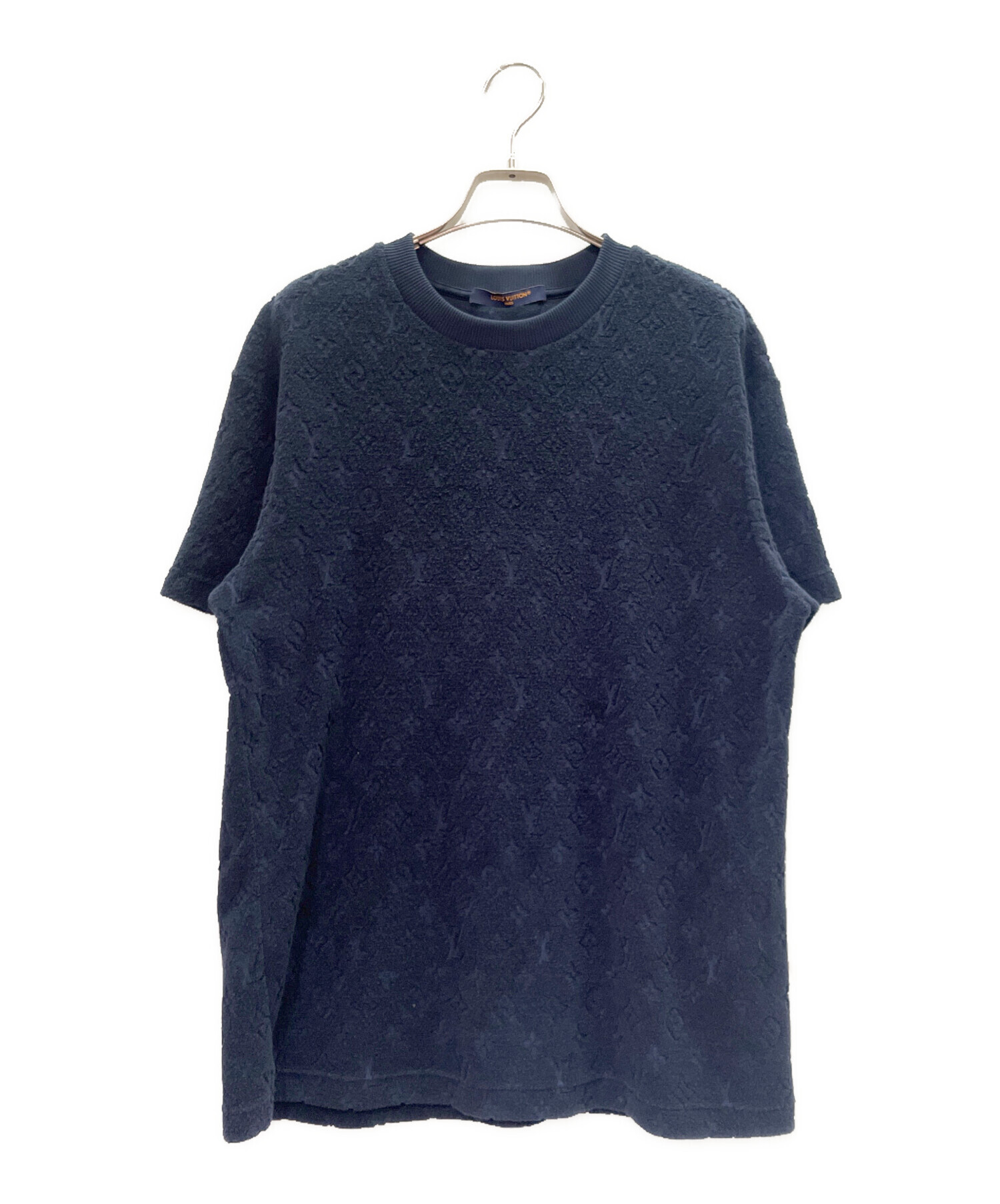 LOUIS VUITTON ネイビー Tシャツ XS 中古・古着通販】LOUIS VUITTON (ルイ ヴィトン) モノグラム パイル T