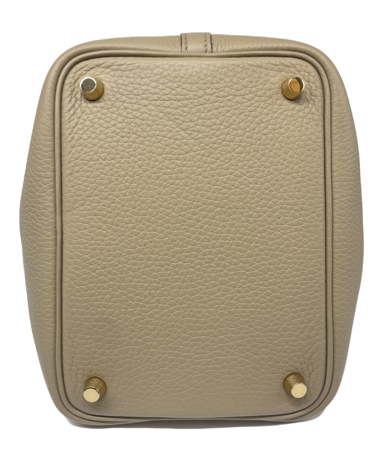 新品同様　エルメス ピコタンロック MM トレンチ シルバー金具 Z刻印 エルメスピコタンロック PM トレンチ(ベージュ) シルバー金具 Z刻印