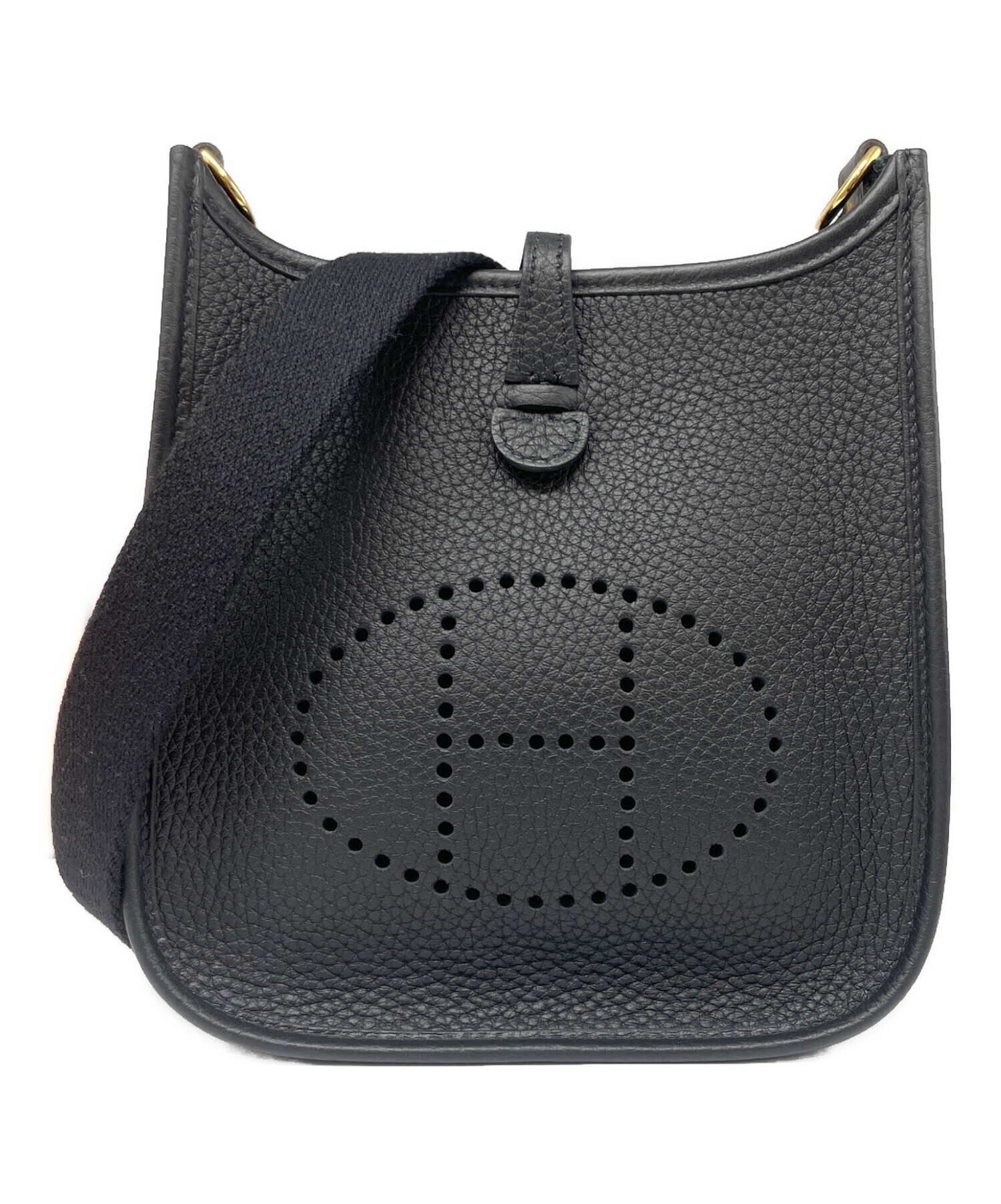 エルメス　エブリン　TPM キュイーヴル　 シルバー金具 U刻印 美品 少し傷有 中古・古着通販】HERMES (エルメス) エブリンTPM/シルバー金具