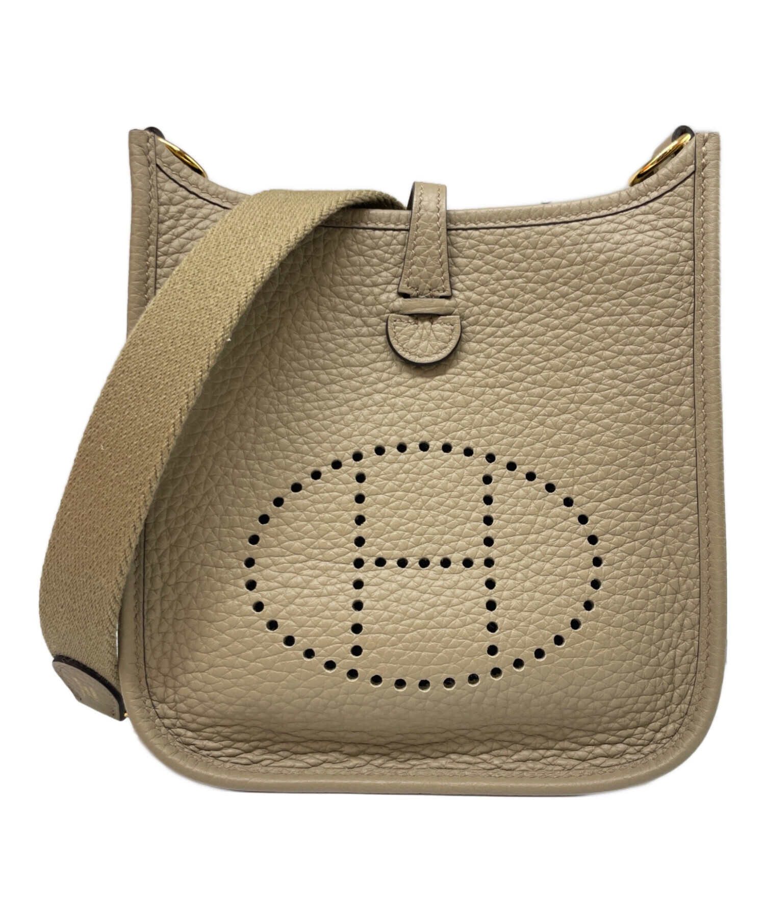 エルメス エブリンTPM ショルダーバッグ トゴ ベージュ レディース HERMES  中古  R&Kリサイクルキング 中古・古着通販】HERMES (エルメス) エブリン TPM /ゴールド金具