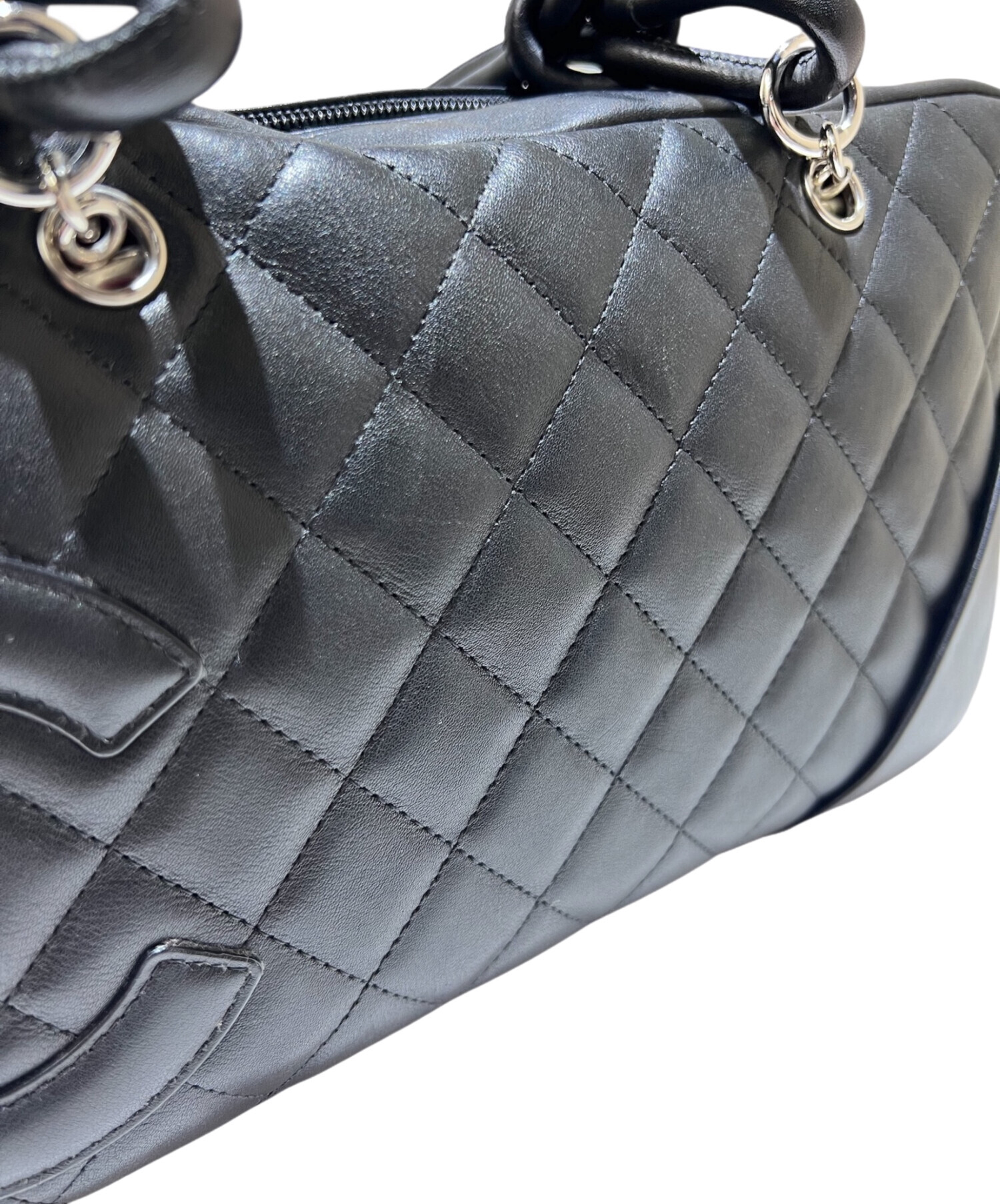 中古・古着通販】CHANEL (シャネル) カンボン ボーリングバッグ