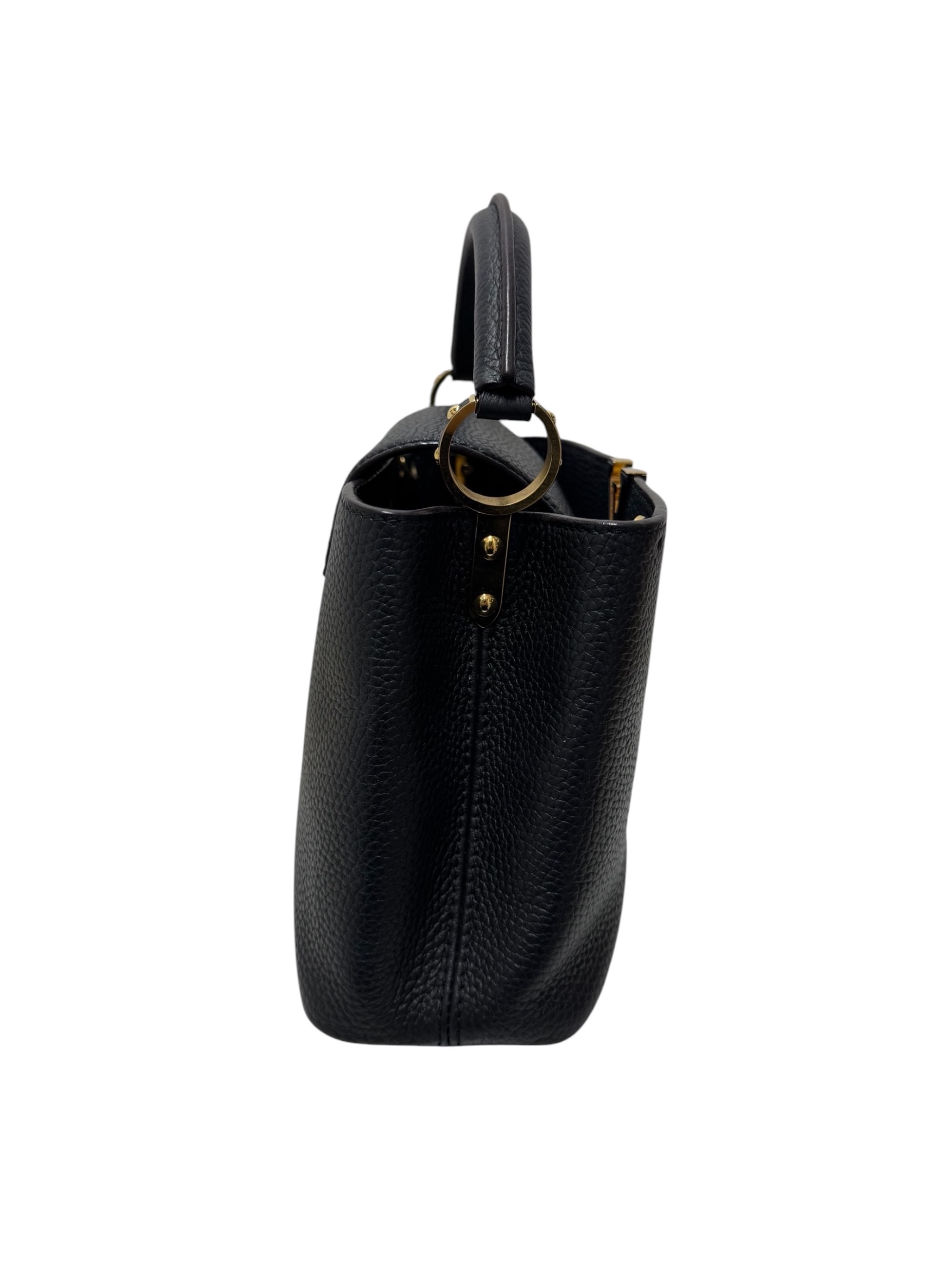 ルイ ヴィトン カプシーヌBB ブラック M94755 ハンドバッグ ショルダー LOUIS VUITTON（ルイ・ヴィトン） トリヨンレザー カプシーヌBB