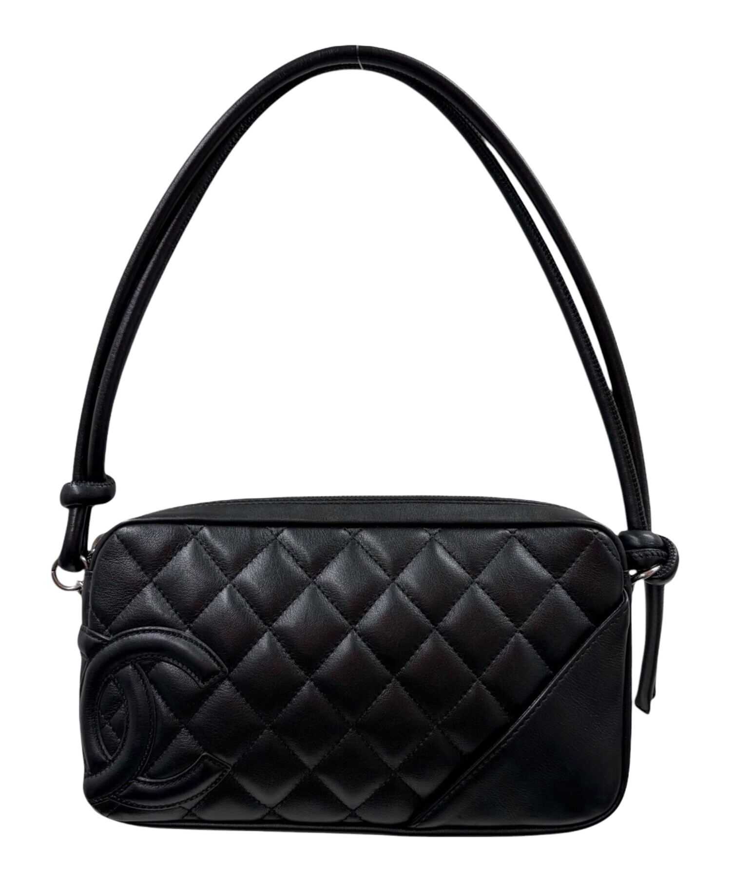 本物未使用■シャネル■ カンボンライン ブラック ショルダーバッグ ハンドバッグ 中古・古着通販】CHANEL (シャネル) カンボンライン ワンショルダー