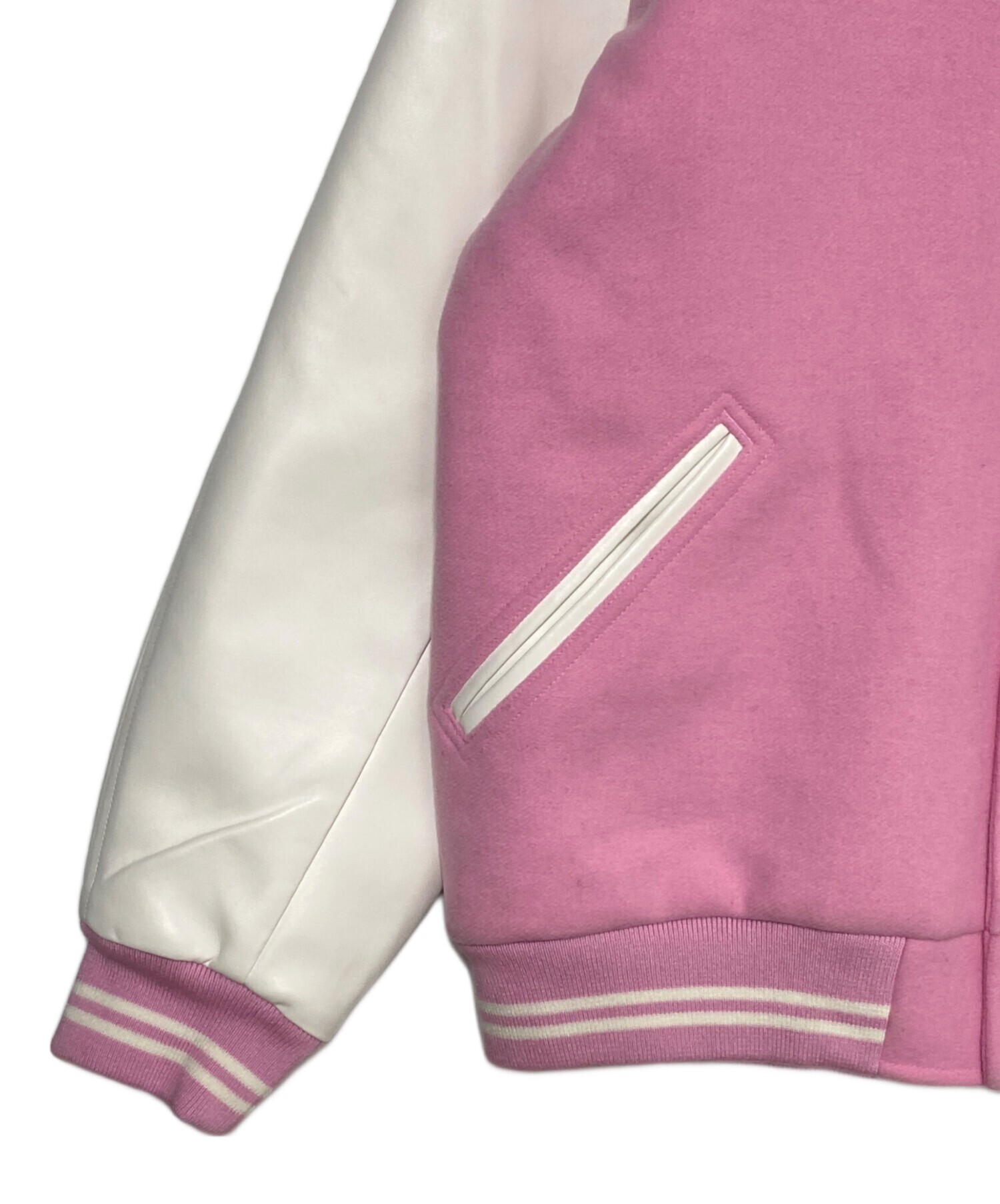 中古・古着通販】NIKE (ナイキ) NIGO (二ゴー) Varsity Jacket ピンク