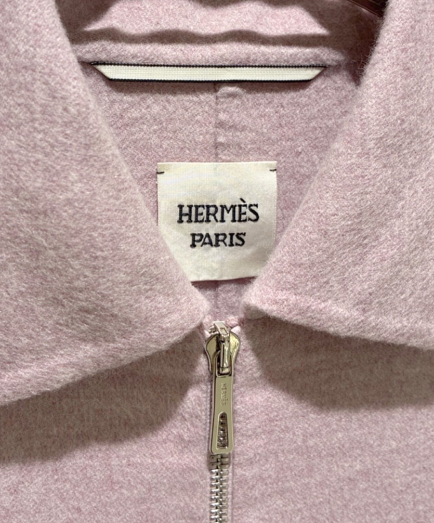中古・古着通販】HERMES (エルメス) カシミヤコート パープル サイズ