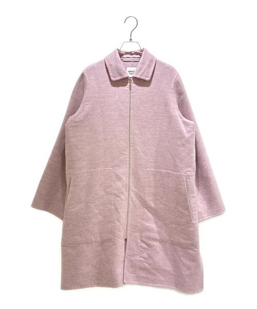 中古・古着通販】HERMES (エルメス) カシミヤコート パープル サイズ