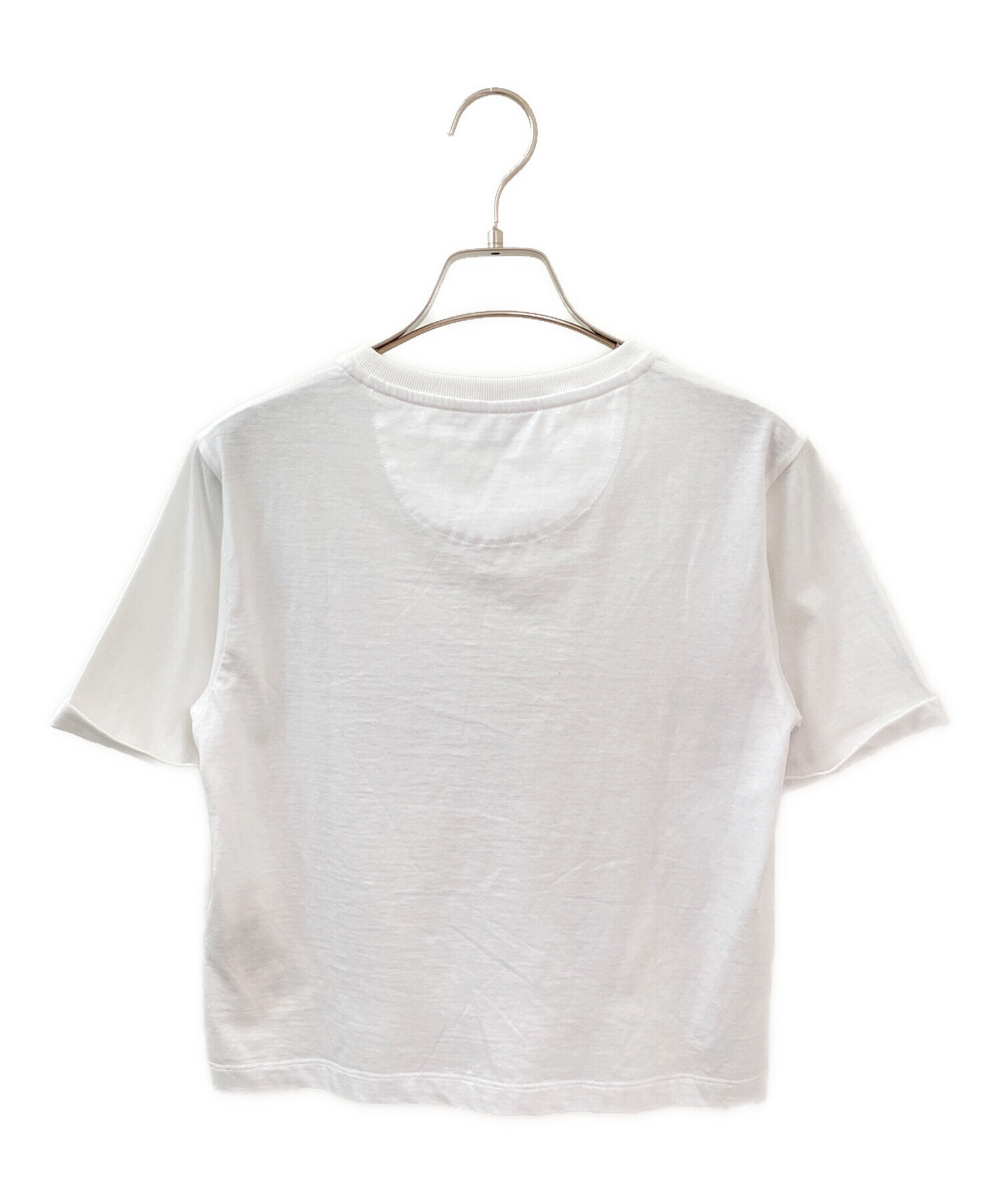 中古・古着通販】FENDI (フェンディ) クロップドTシャツ ホワイト