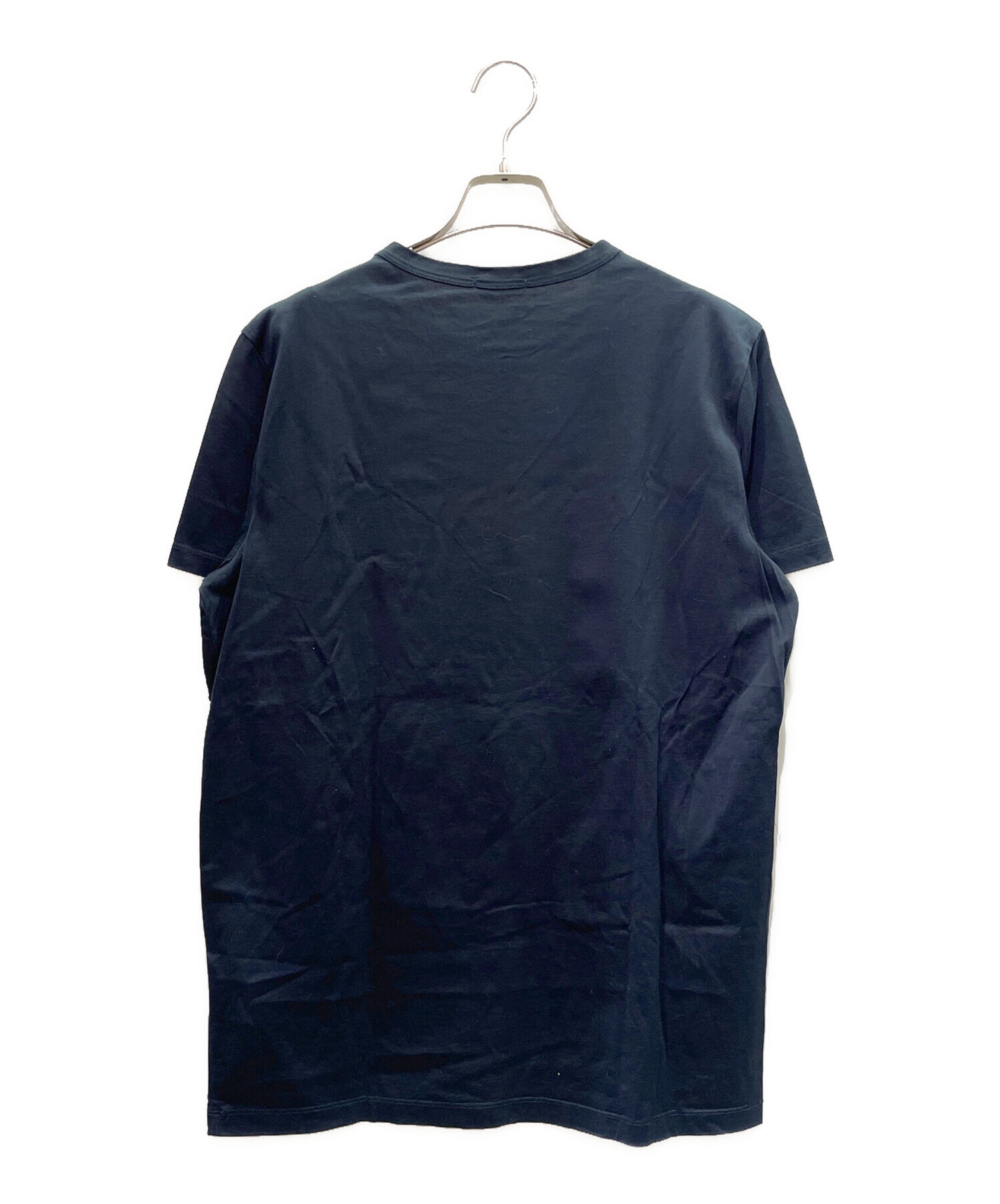 モンクレール ロゴ ワッペン ネイビー カットソー 半袖Tシャツ MONCLER - ☆定価55,000円 ☆MONCLER Tシャツ XL ワッペン