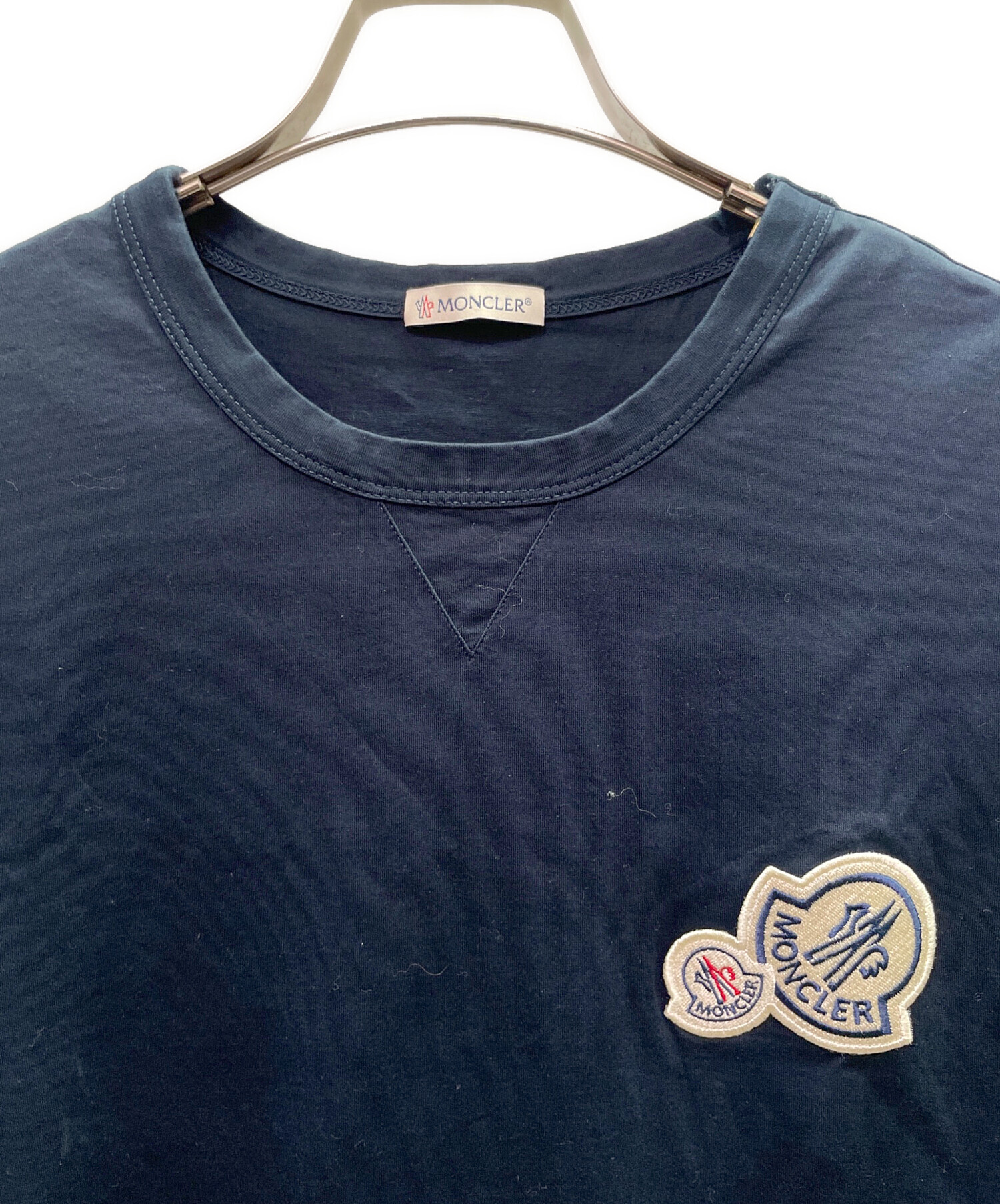 中古・古着通販】MONCLER (モンクレール) ロゴワッペンTシャツ