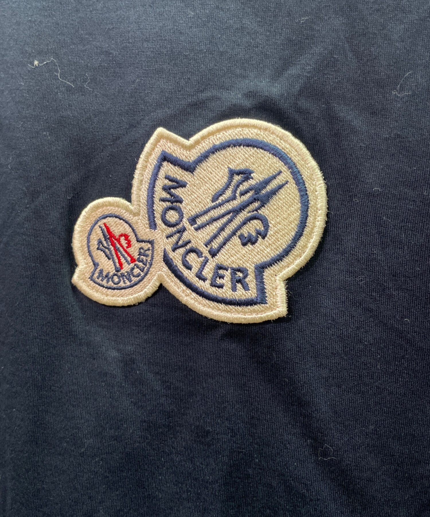 中古・古着通販】MONCLER (モンクレール) ロゴワッペンTシャツ