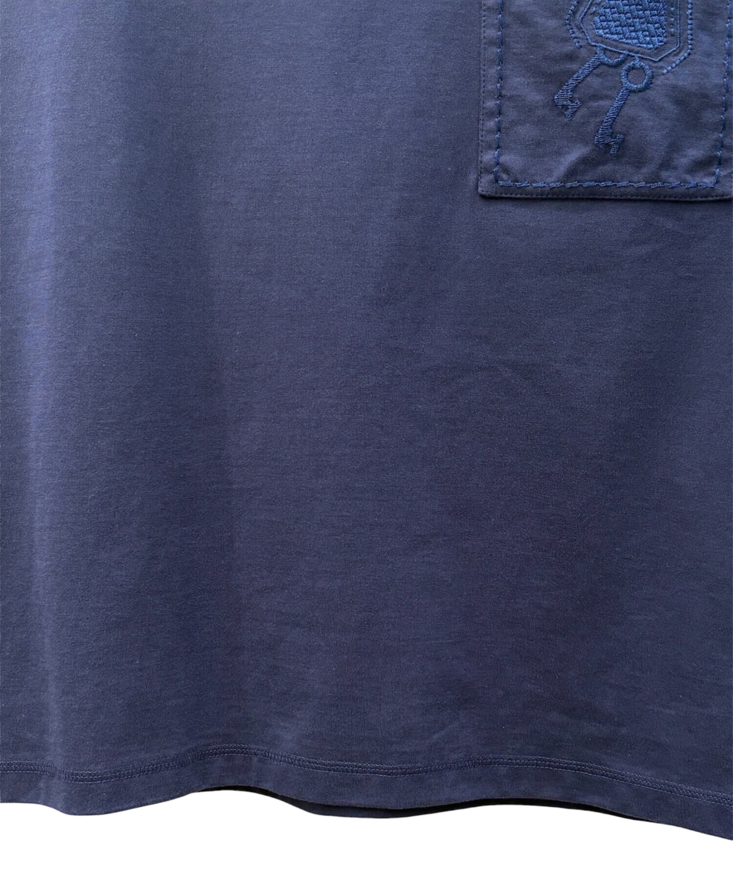 中古・古着通販】HERMES (エルメス) クロシェット刺繍ポケットTシャツ