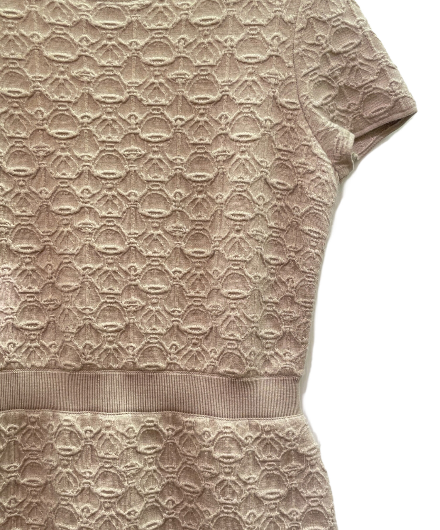 中古・古着通販】HERMES (エルメス) カシミヤ混ニットワンピース