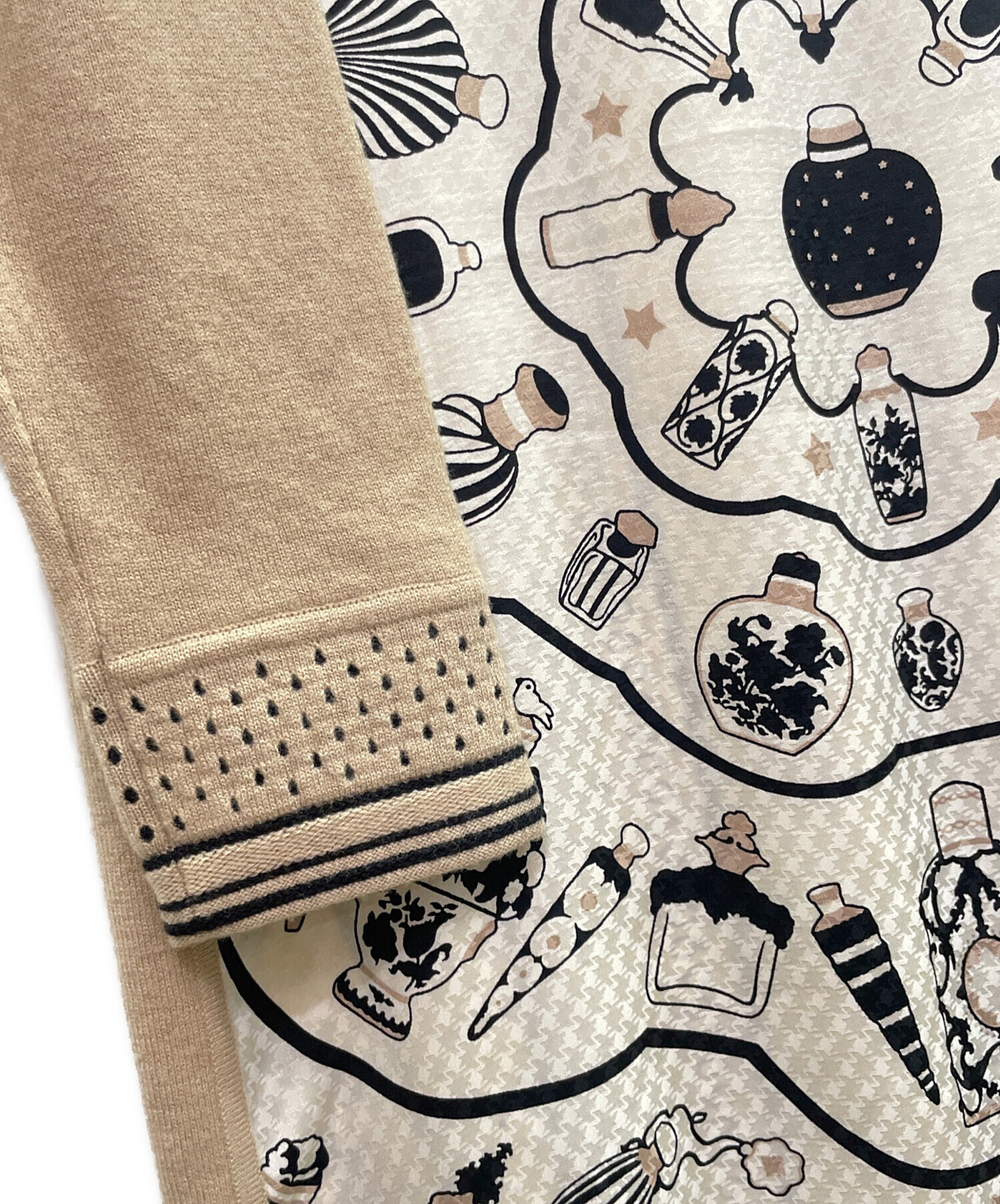 中古・古着通販】HERMES (エルメス) ツイルレーヌワンピース ベージュ