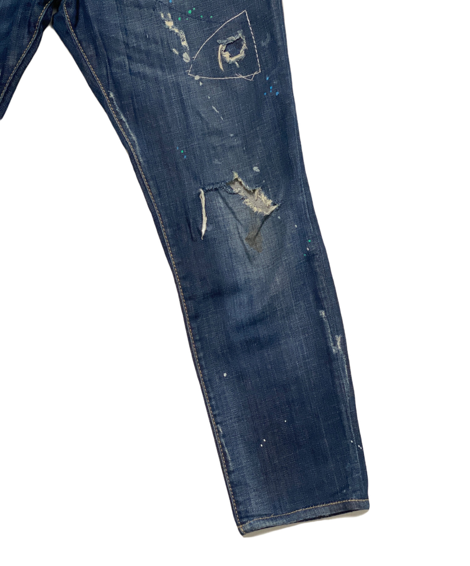 DSQUARED2 ダメージデニム 46 ディースクエアード メンズ デニム DSQUARED2 ブランド ジーンズ