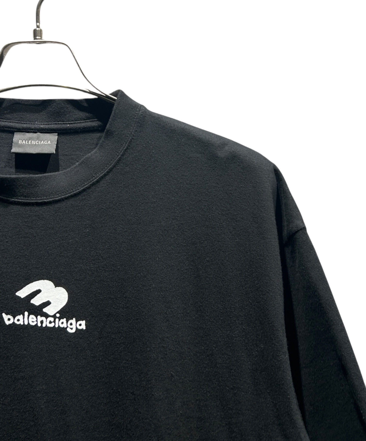 【中古】バレンシアガ　BALENCIAGA Tシャツ（レディース） 中古・古着通販】BALENCIAGA (バレンシアガ) Tシャツ ブラック サイズ