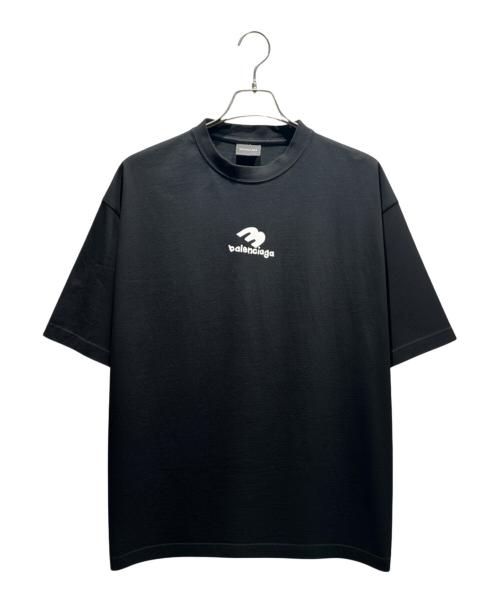 中古・古着通販】BALENCIAGA (バレンシアガ) ロゴTシャツ ブラック