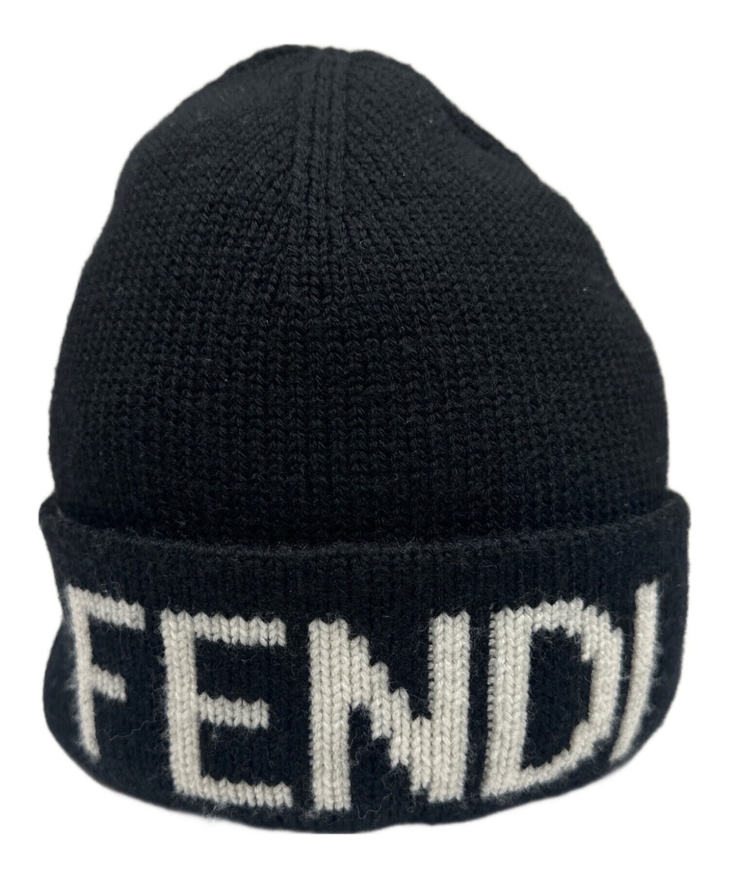 中古・古着通販】FENDI (フェンディ) Logo beanie/ ロゴニット帽