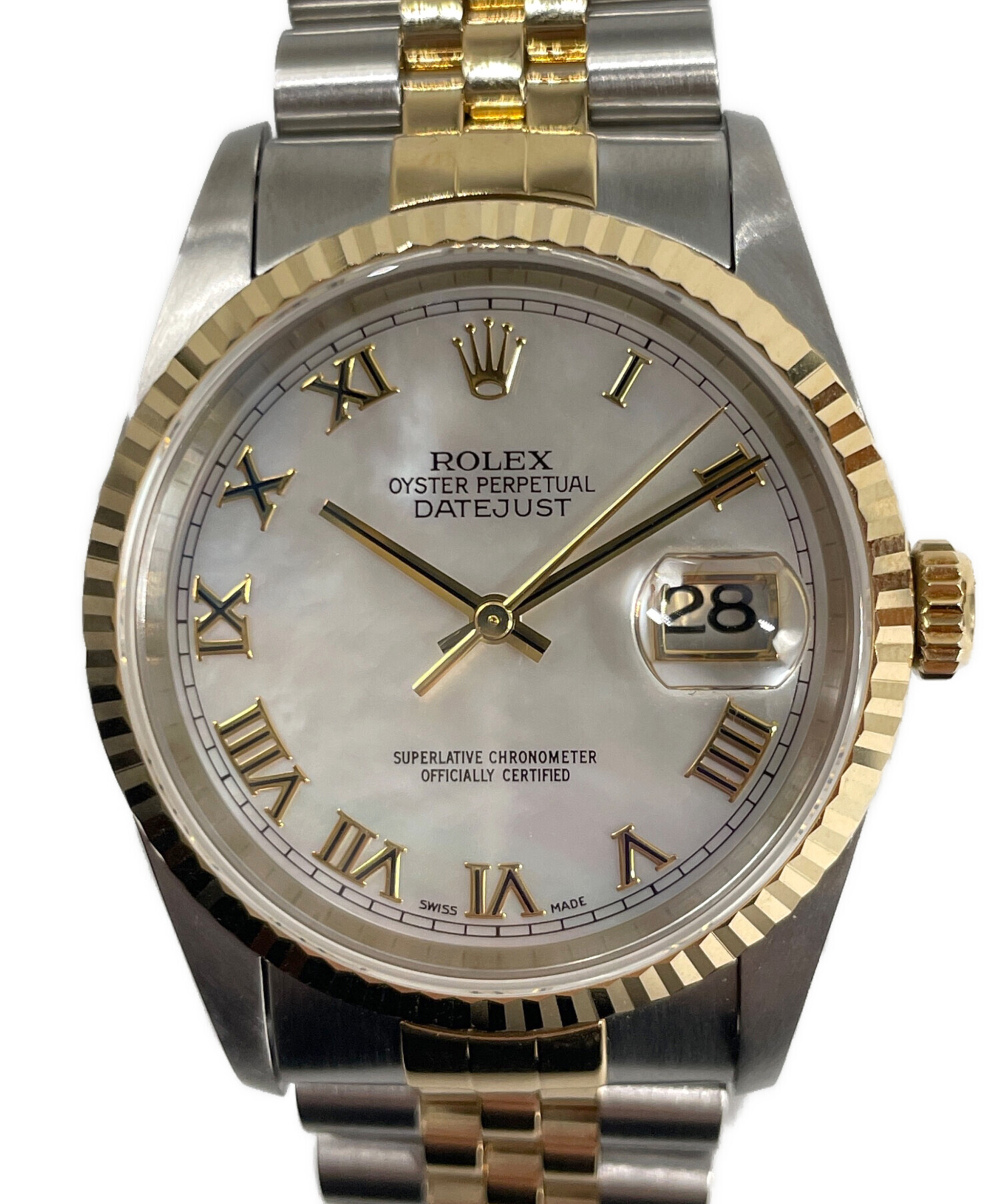 中古・古着通販】ROLEX (ロレックス) デイトジャスト シェル文字盤 Ref