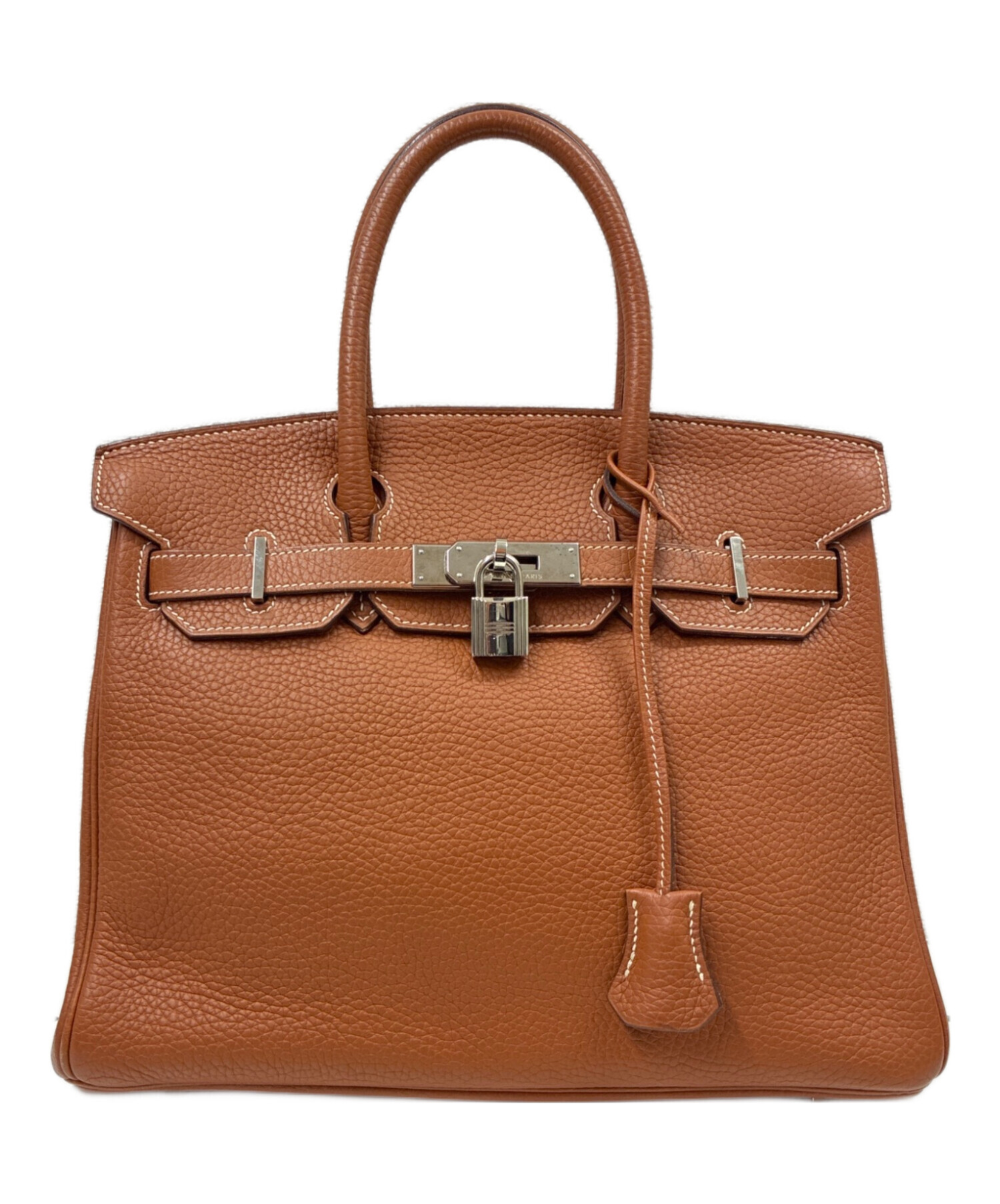 HERMES エルメス バーキン30 レザン トリヨン G金具 □R刻印 美品-p90 