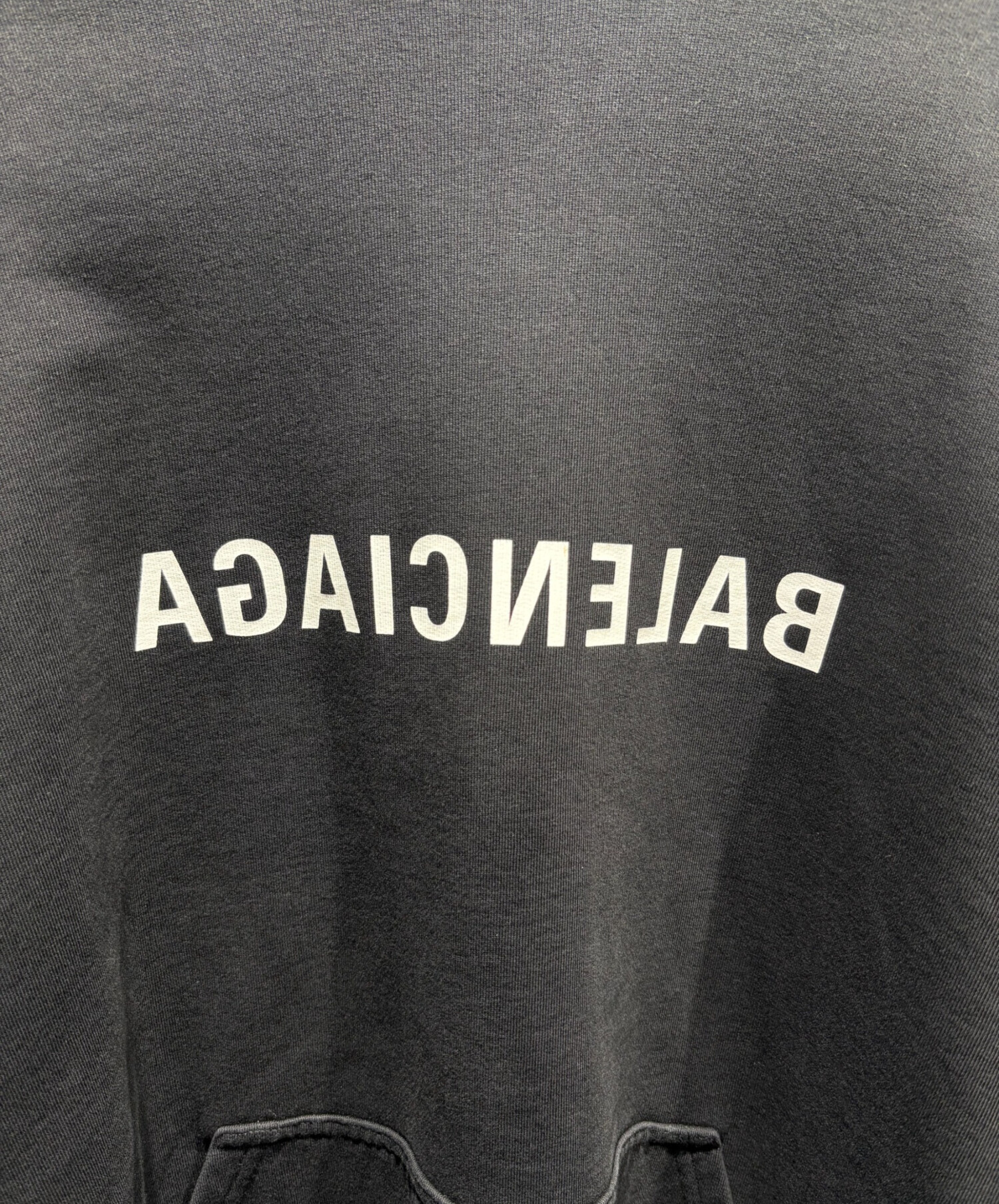 中古・古着通販】BALENCIAGA (バレンシアガ) リバースロゴパーカー