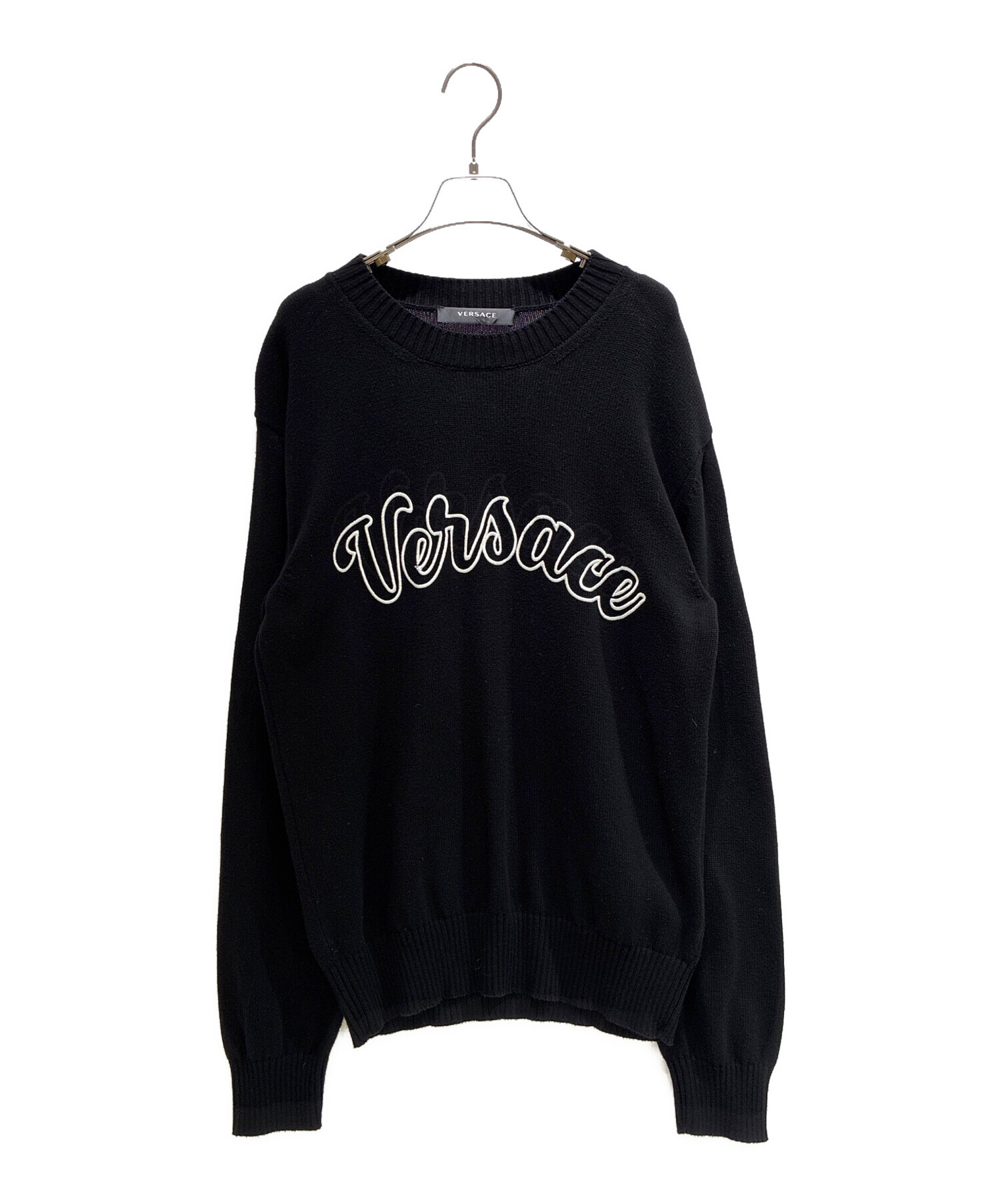 7172 VERSACE ヴェルサーチ ニットセーターベルサーチ 楽天市場】ヴェルサーチェ ニット 【Bランク】【中古】 : 質屋さのや