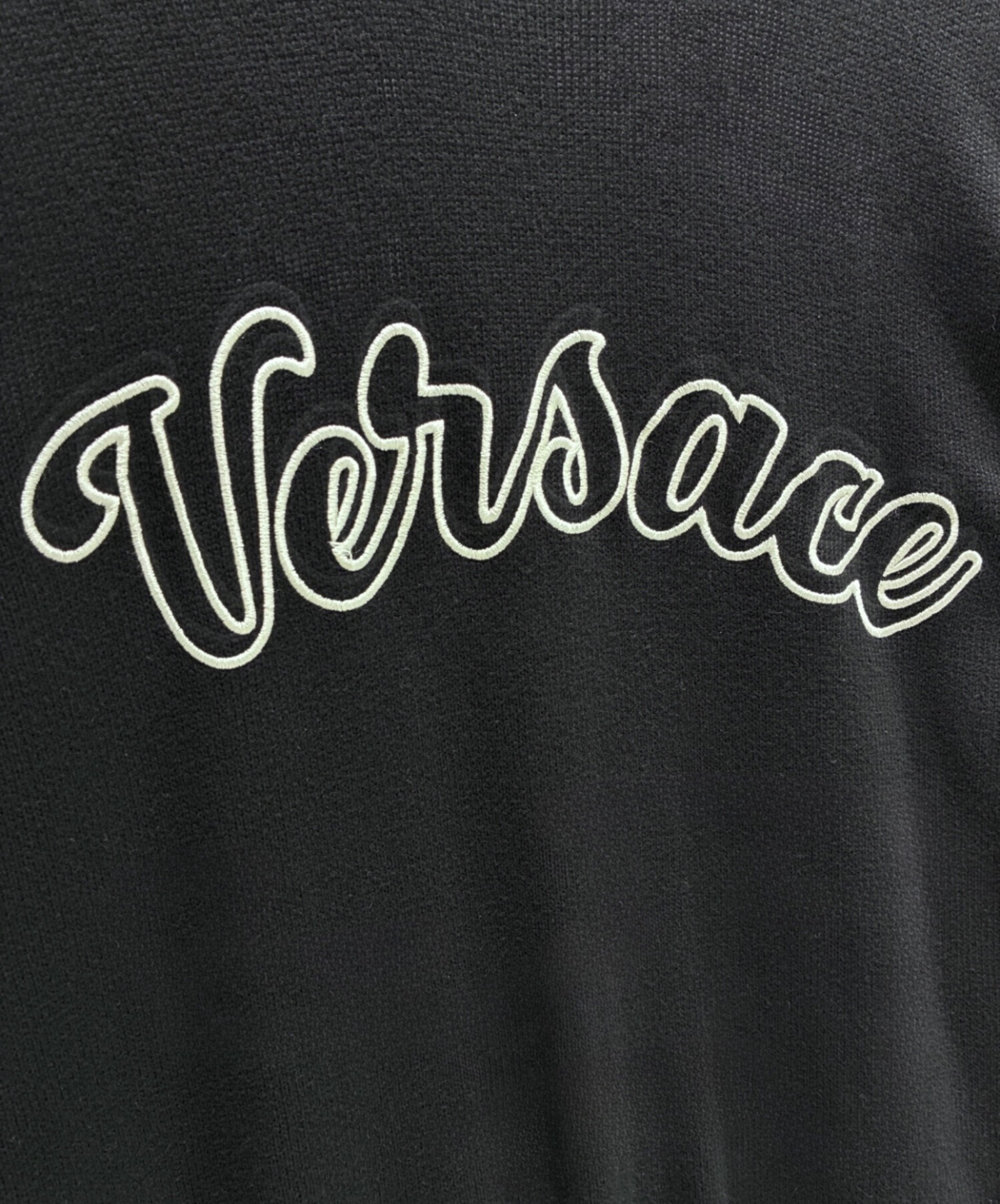 中古・古着通販】VERSACE (ヴェルサーチェ) シグネチャーロゴニット