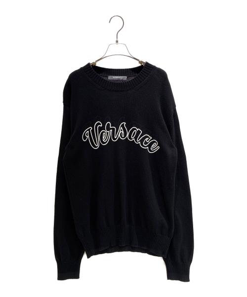 中古・古着通販】VERSACE (ヴェルサーチェ) シグネチャーロゴニット