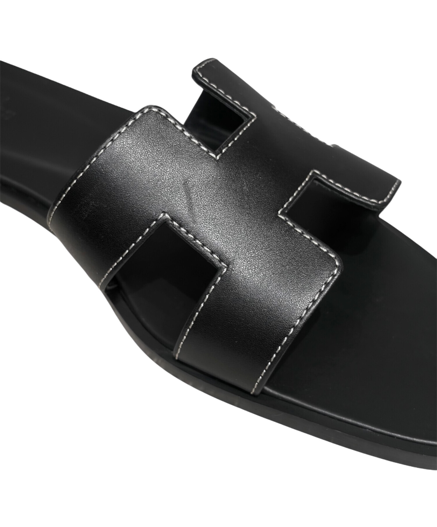 中古・古着通販】HERMES (エルメス) サンダル 《オラン》 ブラック