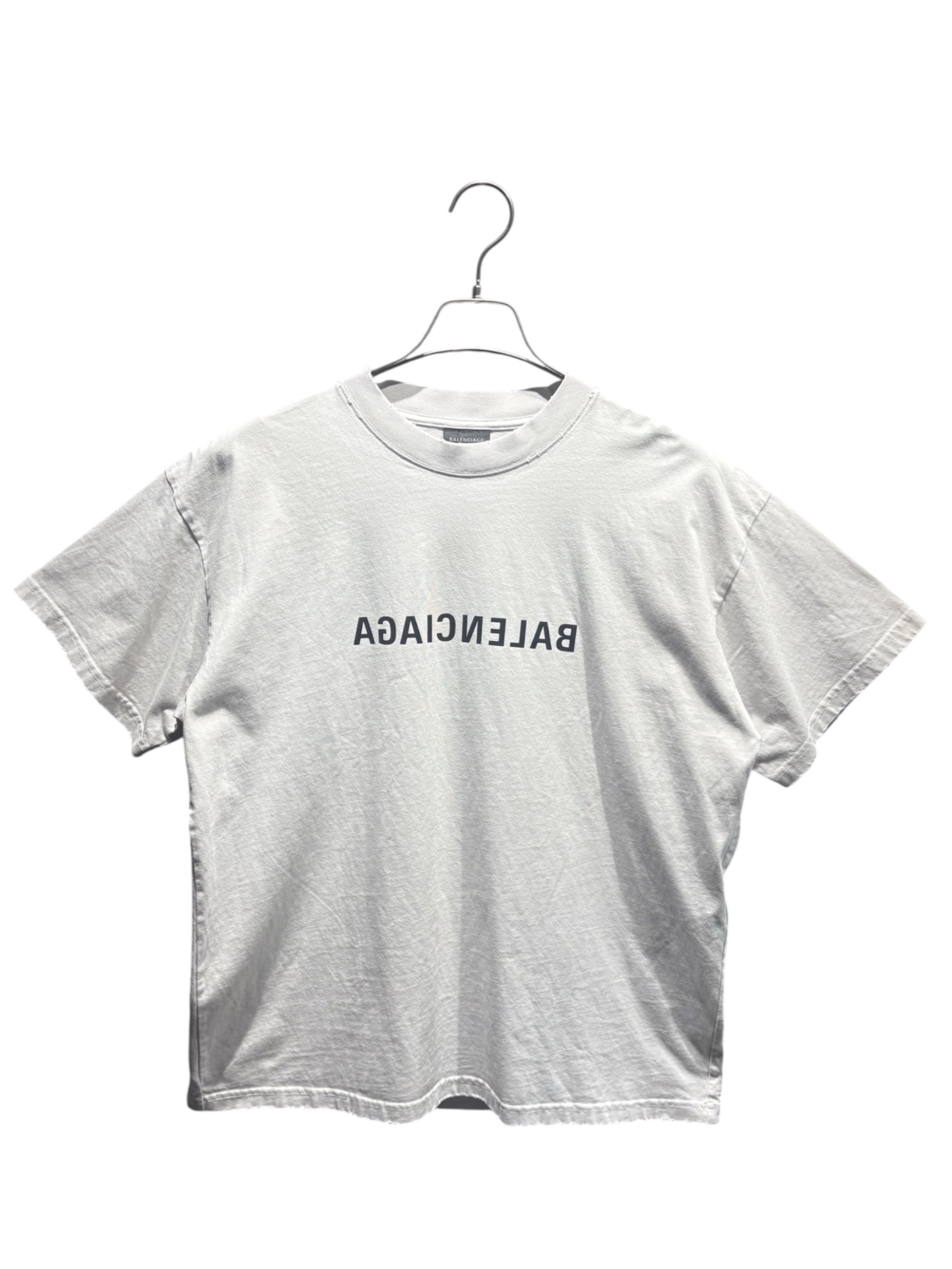 BALENCIAGA バレンシアガ Tシャツ・カットソー L 白 【古着】【中古】 中古・古着通販】BALENCIAGA (バレンシアガ) バスケットシリーズモック