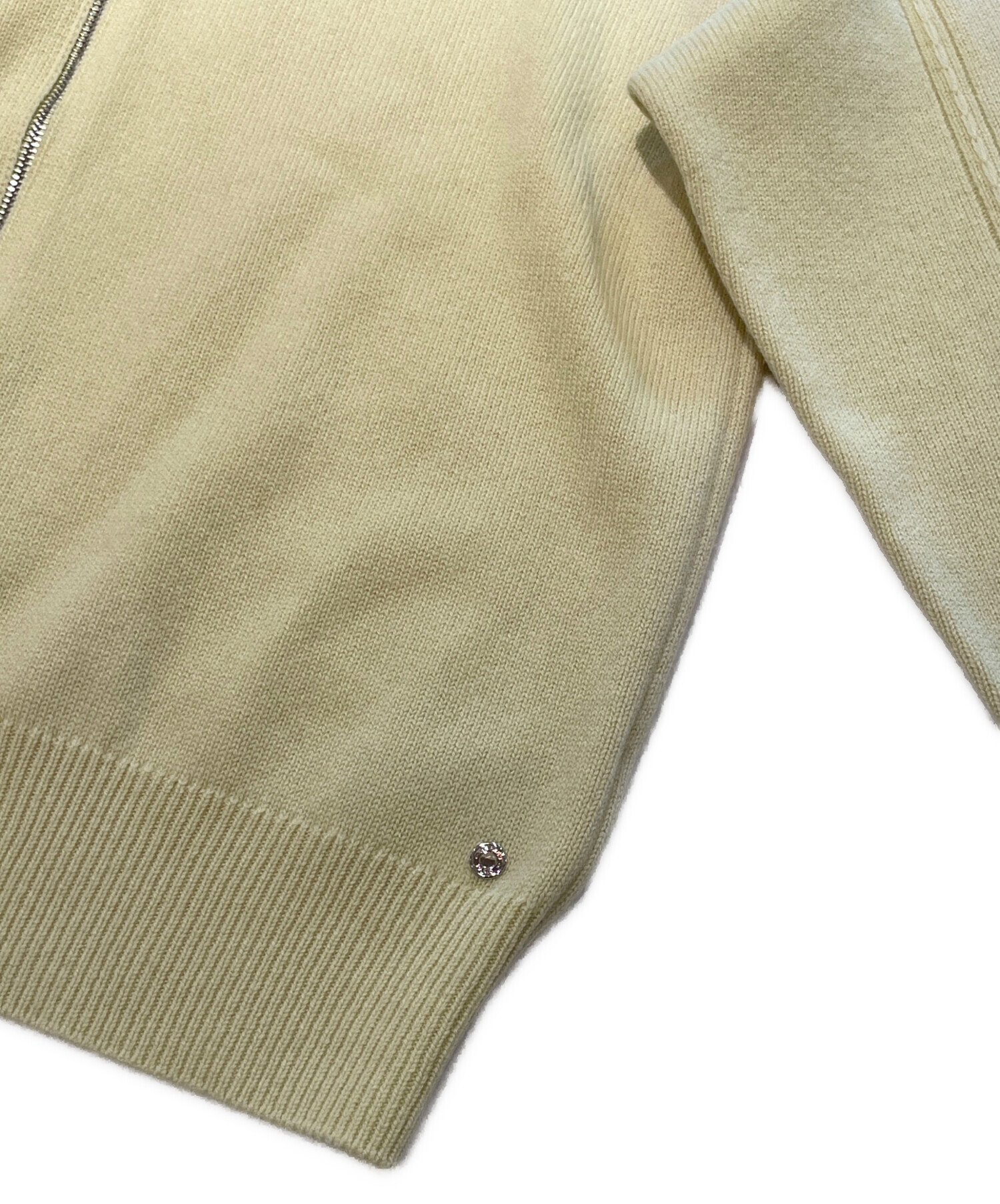 中古・古着通販】HERMES (エルメス) カシミヤ ジップ カーディガン