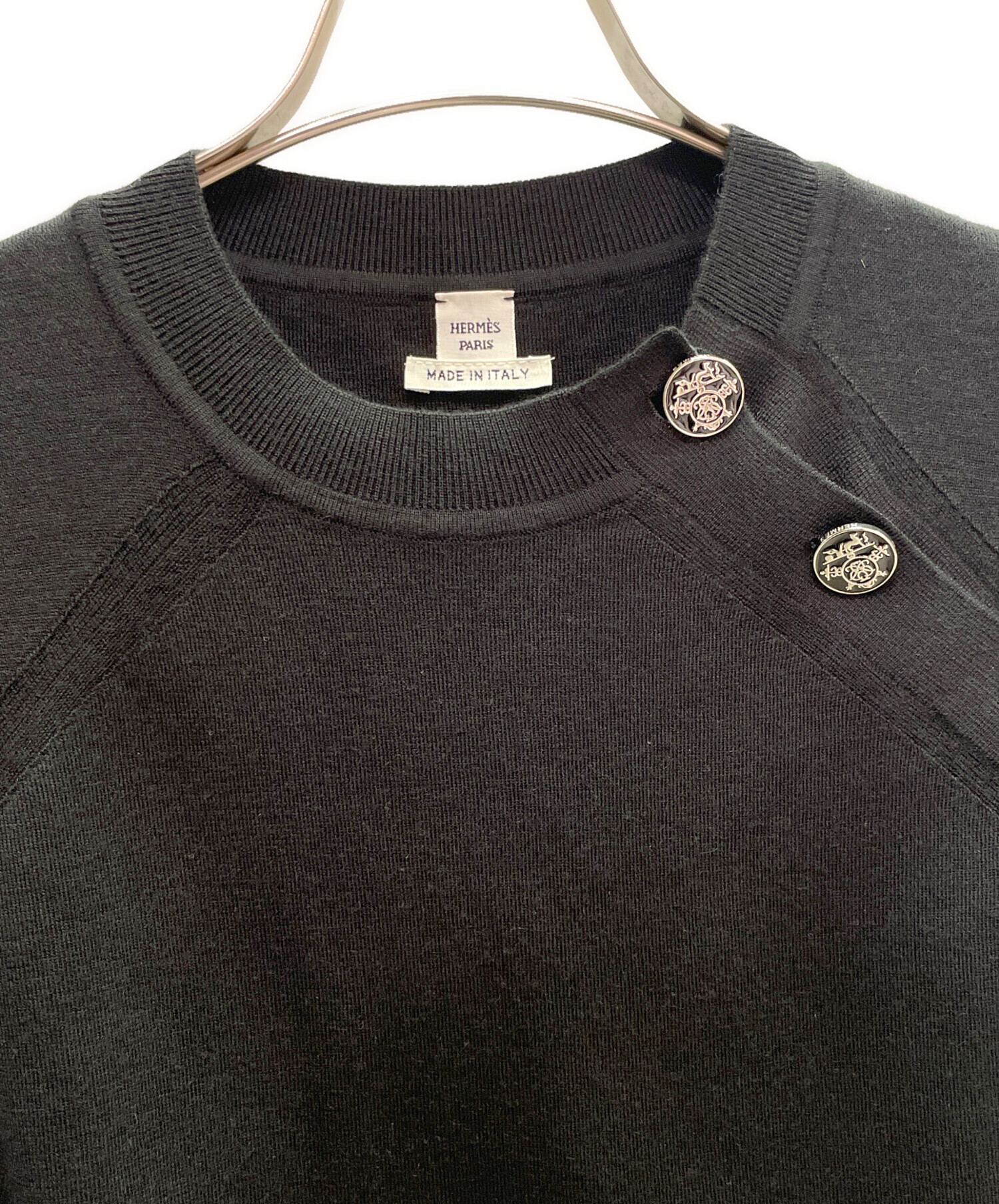 中古・古着通販】HERMES (エルメス) エクスリブリス/半袖ニット