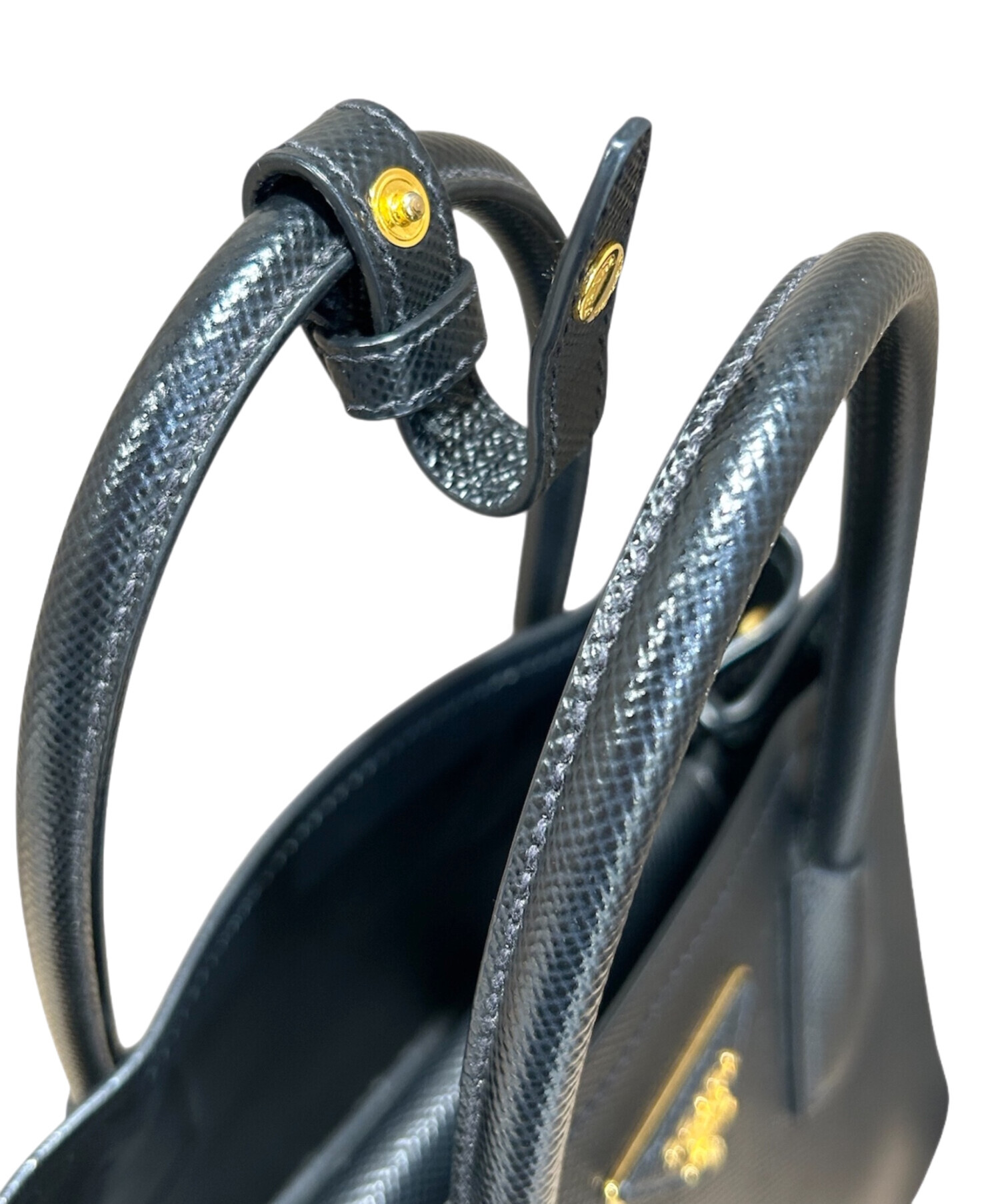 中古・古着通販】PRADA (プラダ) ダブル スモール サフィアーノレザー