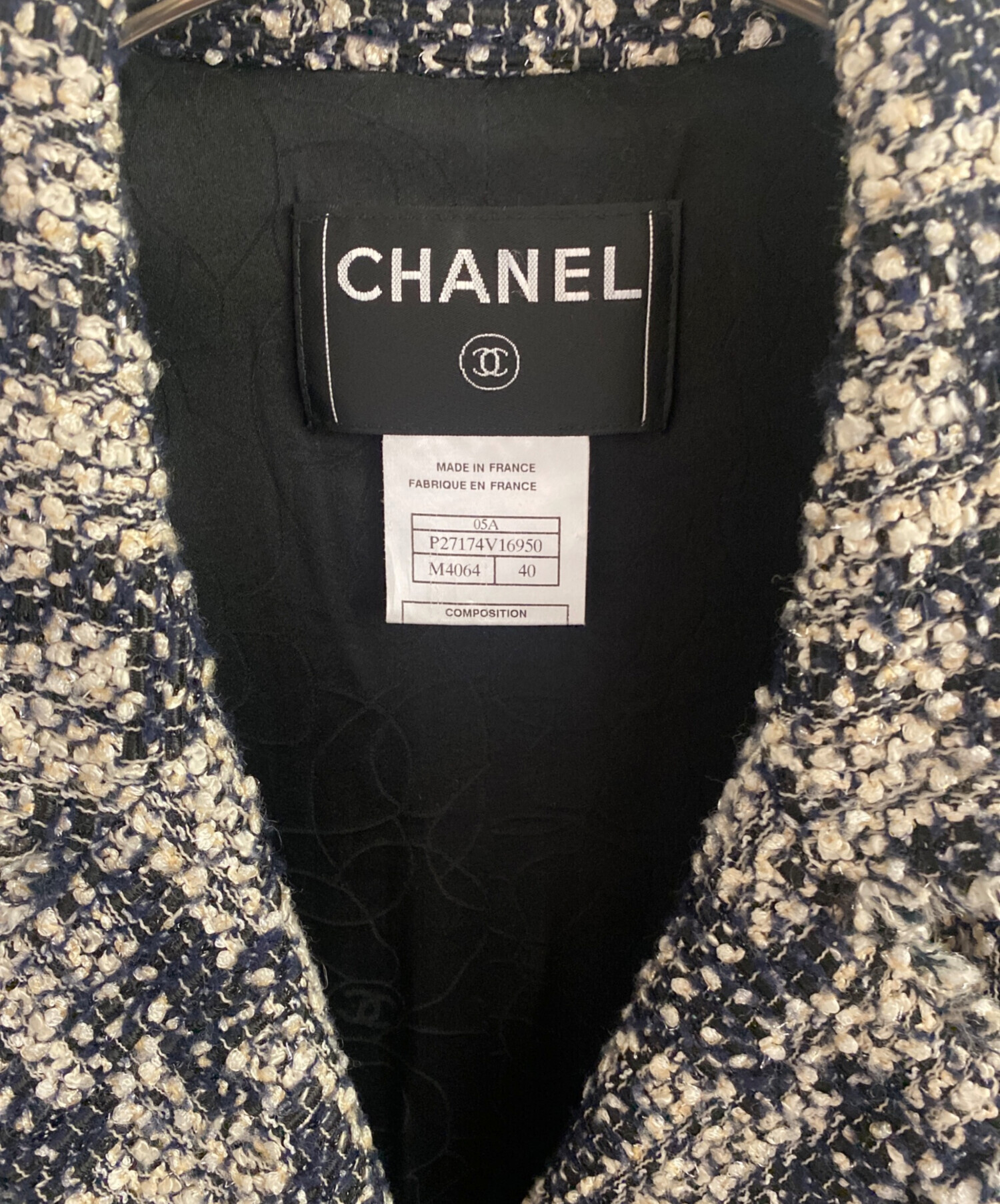 中古・古着通販】CHANEL (シャネル) 05A ツイードジャケット サイズ:40