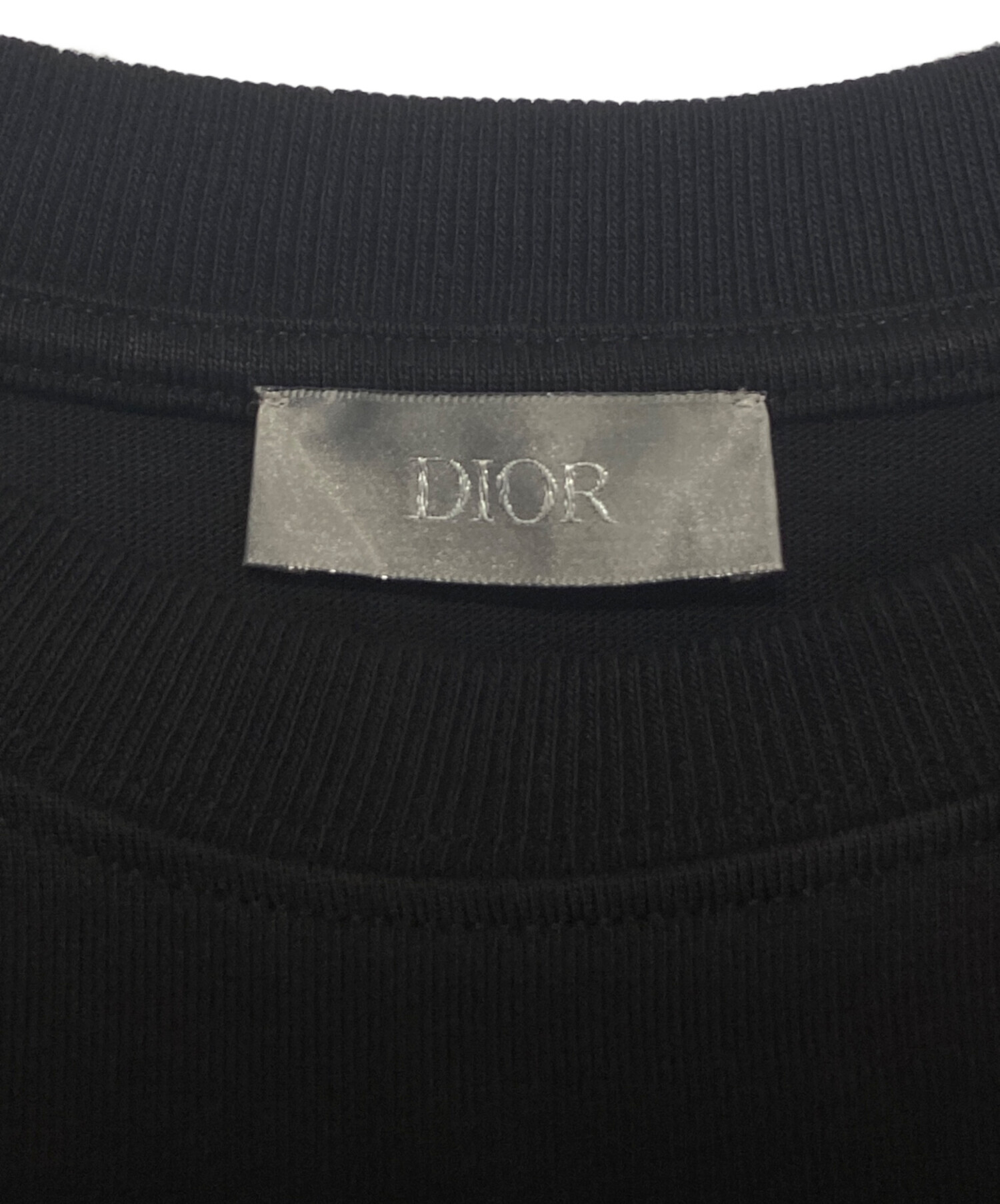 中古・古着通販】DIOR (ディオール) ポケットTシャツ ブラック サイズ 