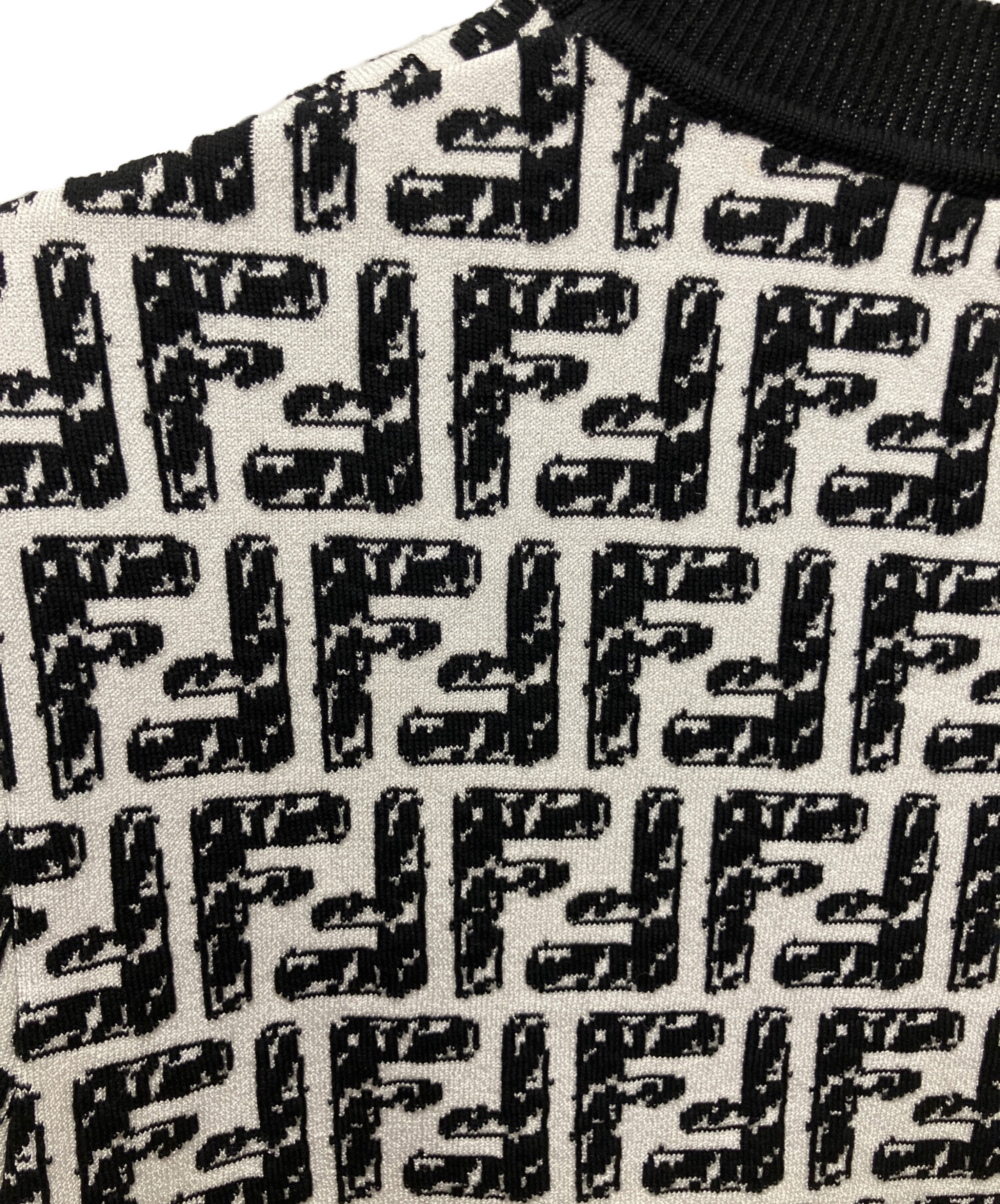 中古・古着通販】FENDI (フェンディ) ズッカ半袖ニット FZX550 AD5R