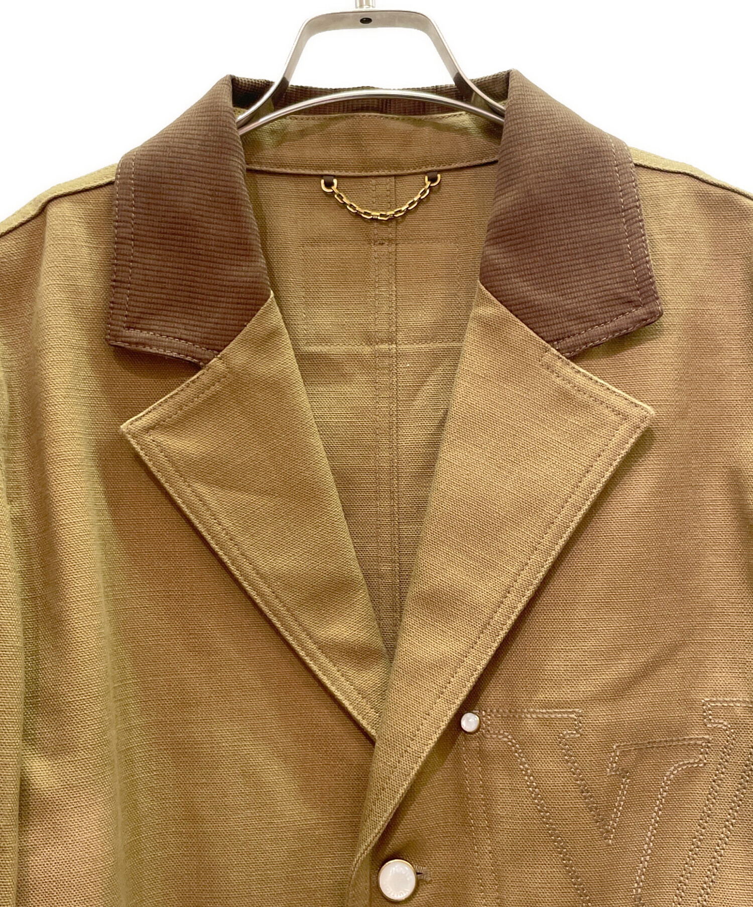 LOUIS VUITTON◇21SS/テーラードジャケット/36/ウール/GRY/RW211B AL7