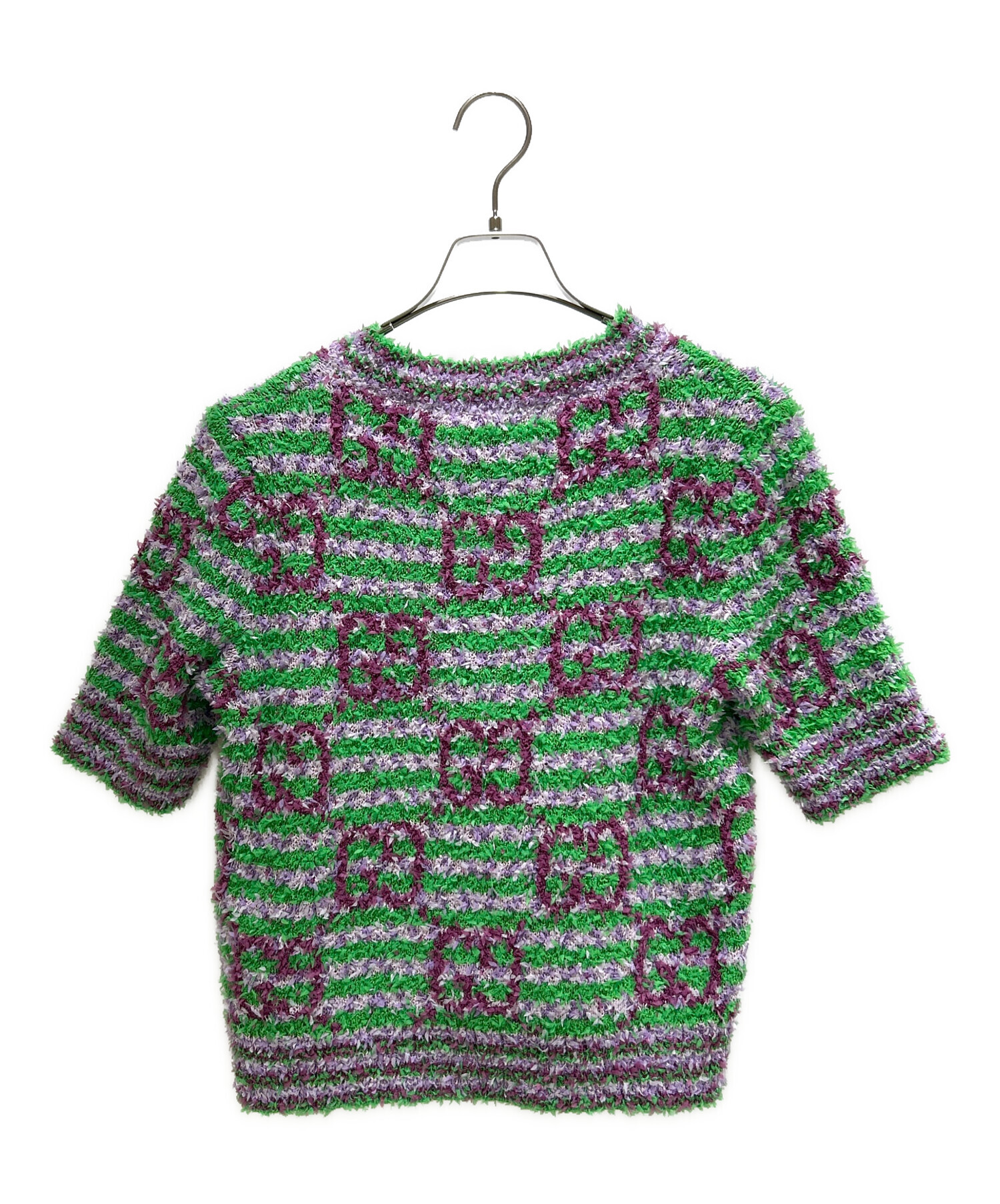 中古・古着通販】GUCCI (グッチ) Gucci Maxi GG Cotton Sweater Green