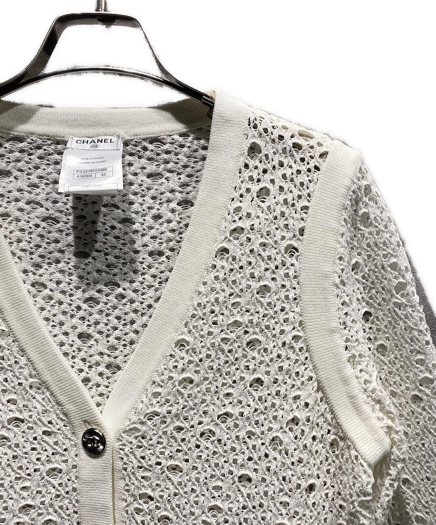 中古・古着通販】CHANEL (シャネル) ココボタンカーディガン