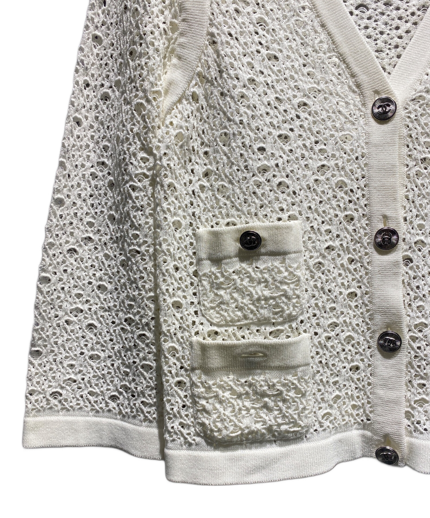 中古・古着通販】CHANEL (シャネル) ココボタンカーディガン