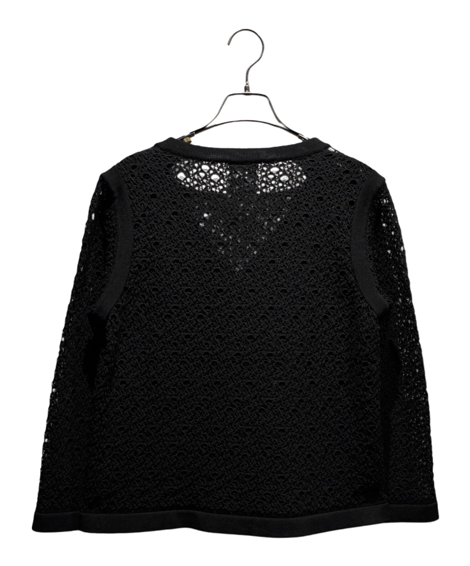 中古・古着通販】CHANEL (シャネル) ココボタンカーディガン ブラック