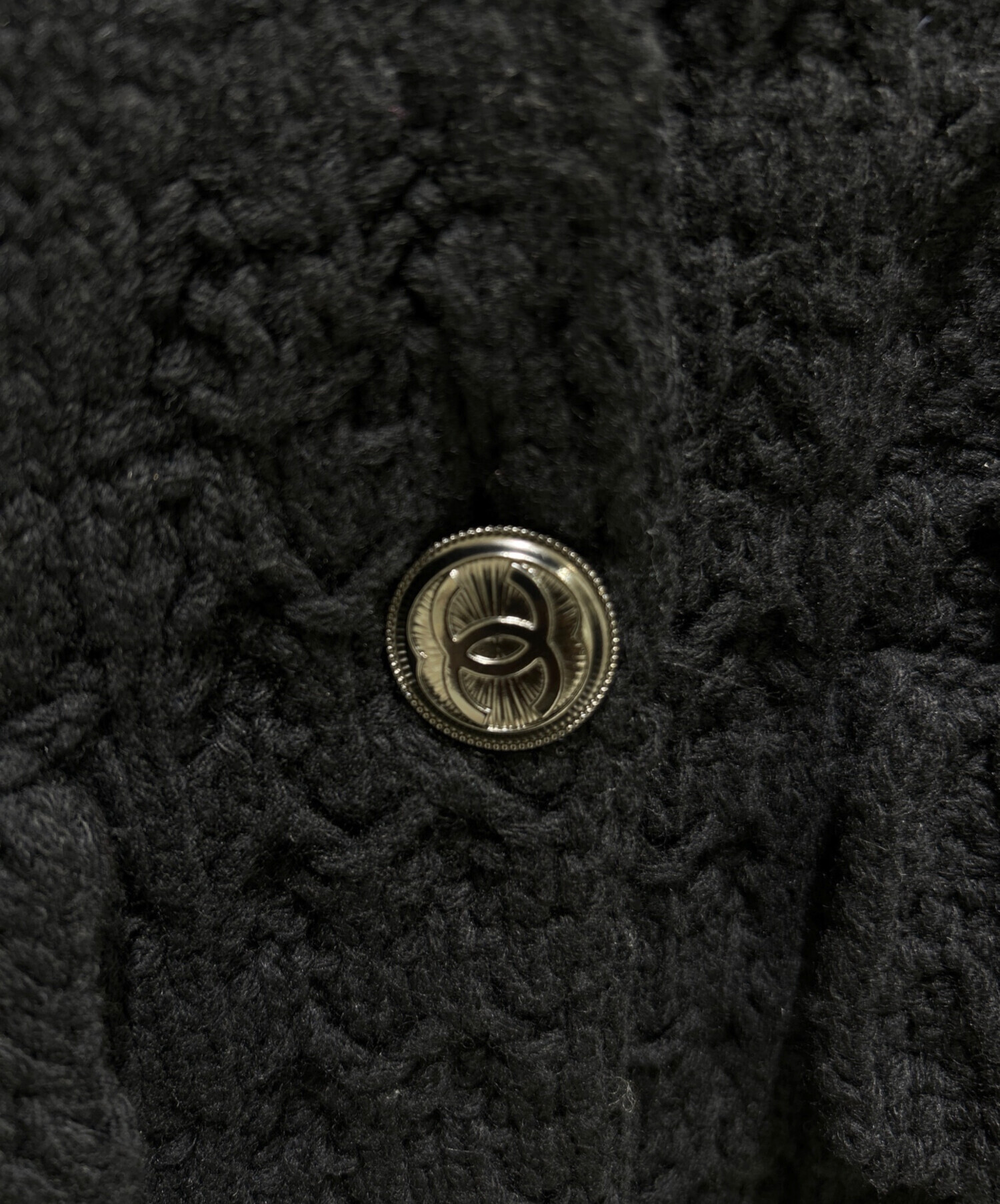 中古・古着通販】CHANEL (シャネル) ココボタンニットジャケット