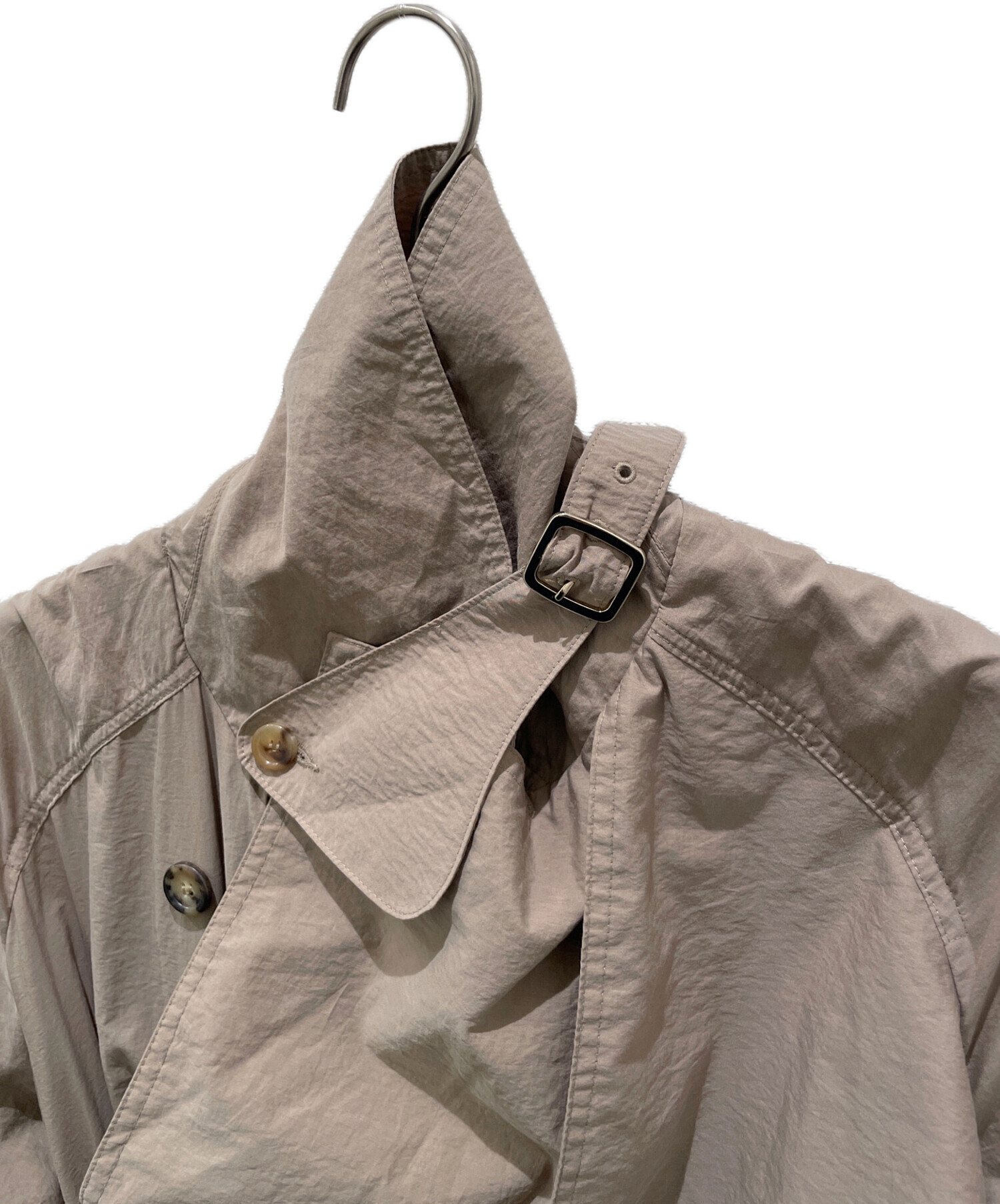 新品未使用品【MaxMara】トレンチコート （34） 中古・古着通販】MaxMara (マックスマーラ) トレンチコート カーキ